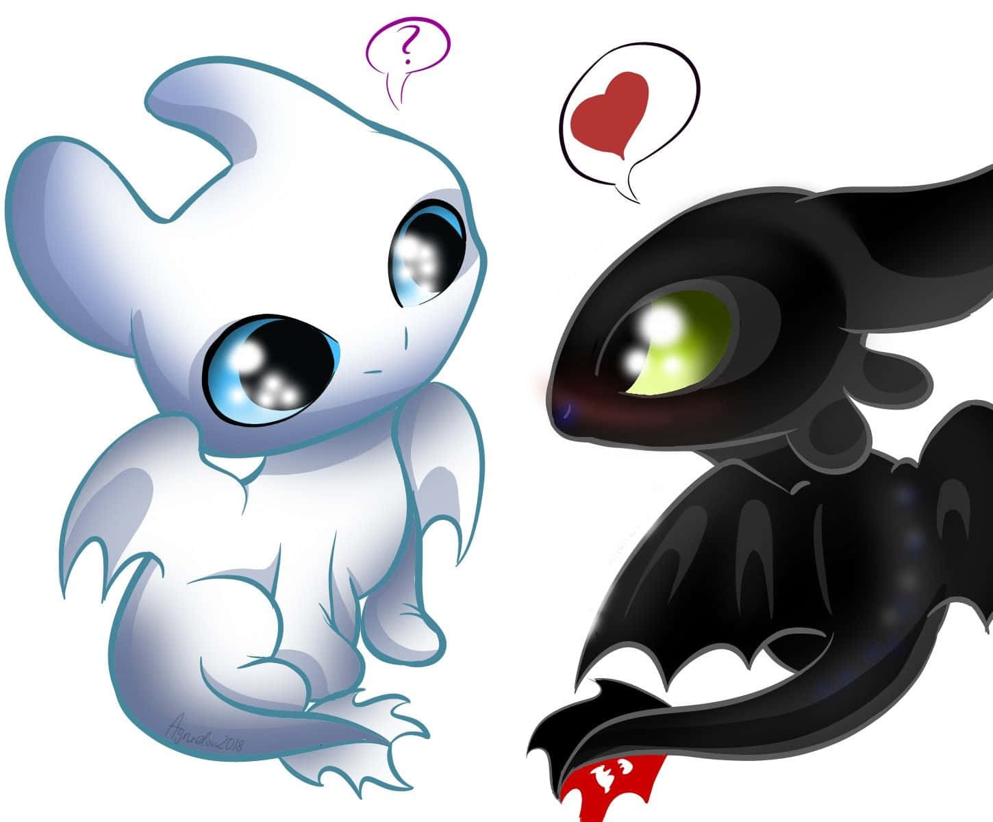 Download Dragon Kawaii Cute Wallpaper