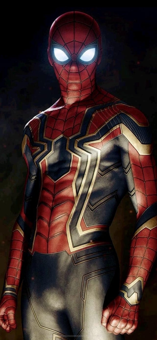 mcu iron spider wallpaper i found