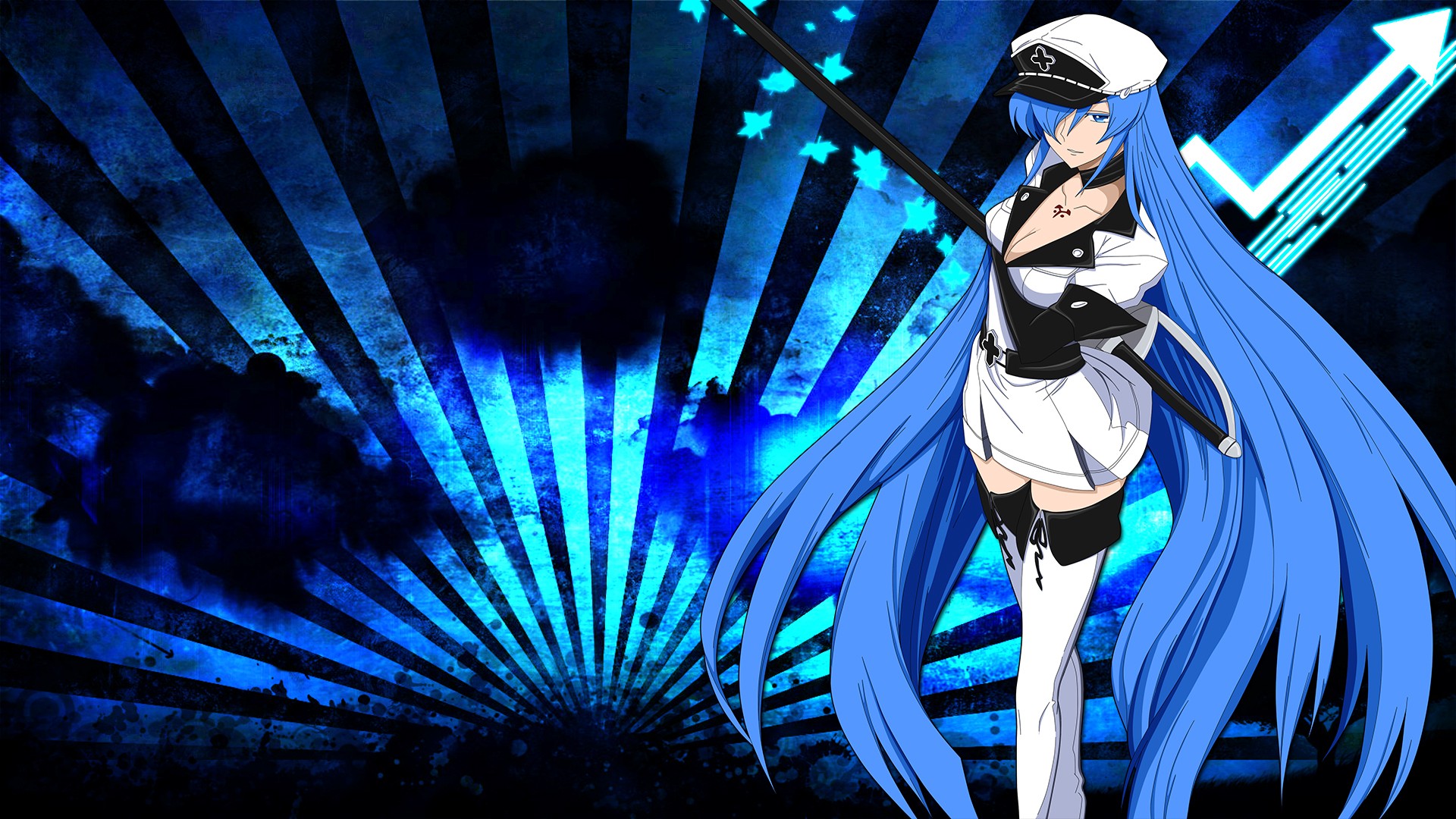 Esdeath, Akame ga Kill, anime, anime