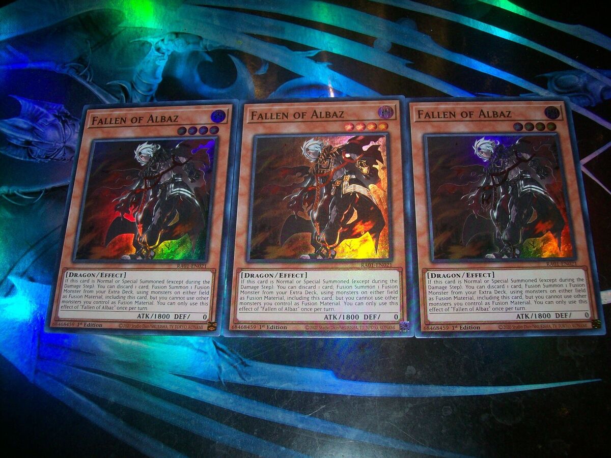 3x Fallen of Albaz 1st Edition Super