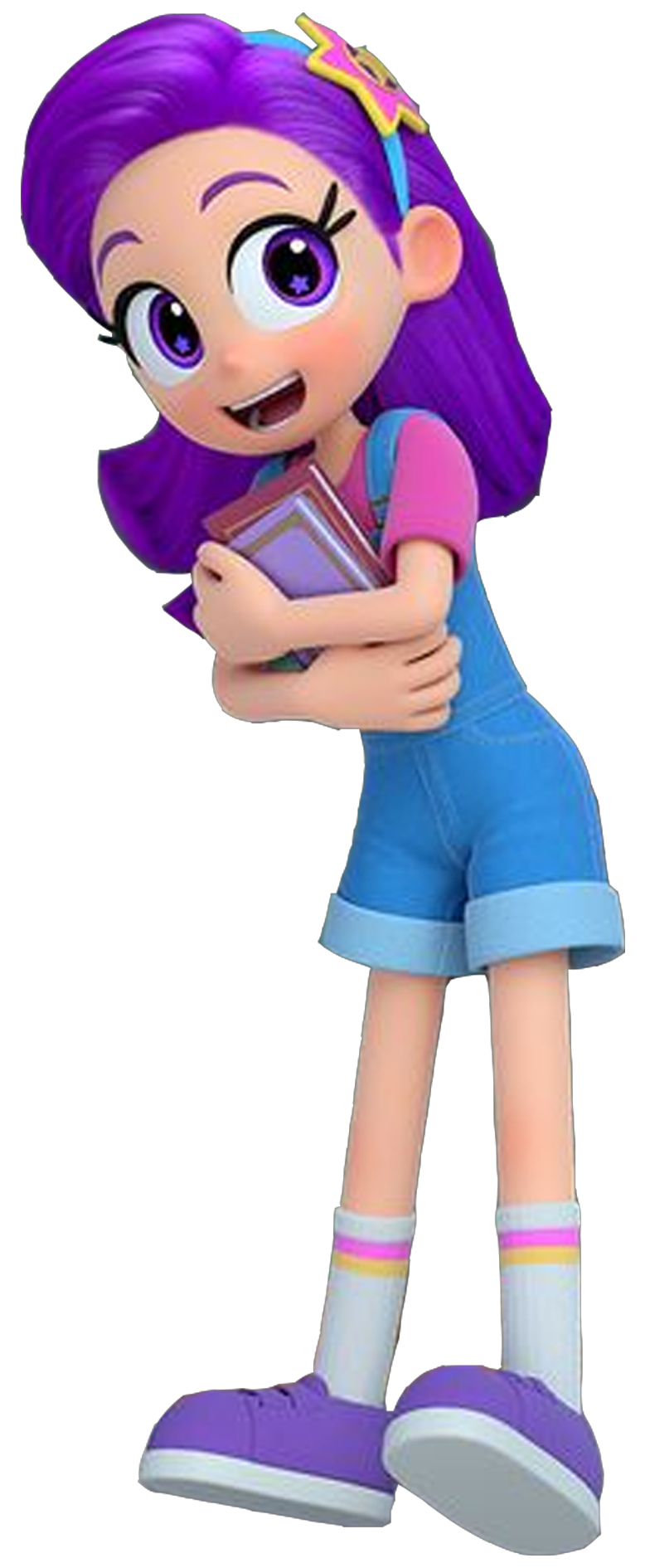 Purple Star Rainbow Bubblegem