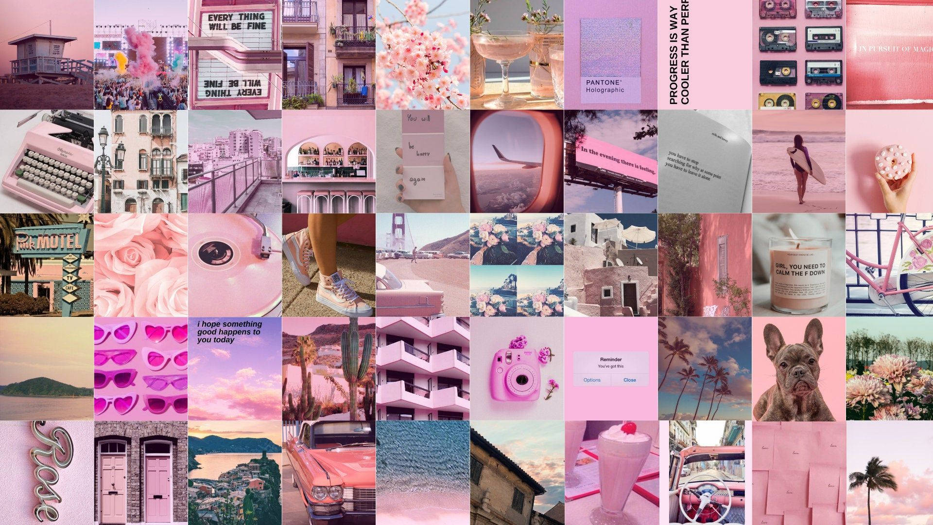 Girly Pink Aesthetic HD Wallpaper