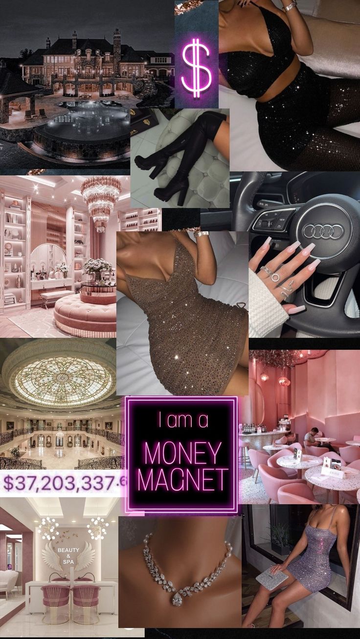 Luxury lifestyle manifestation vision