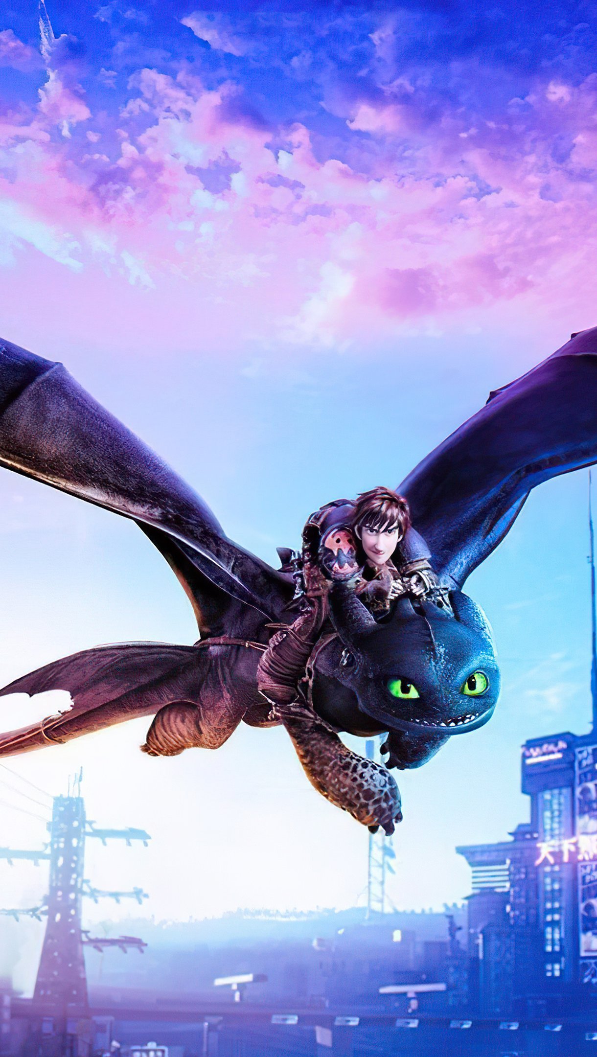 Hiccup and Toothless Wallpaper 4k