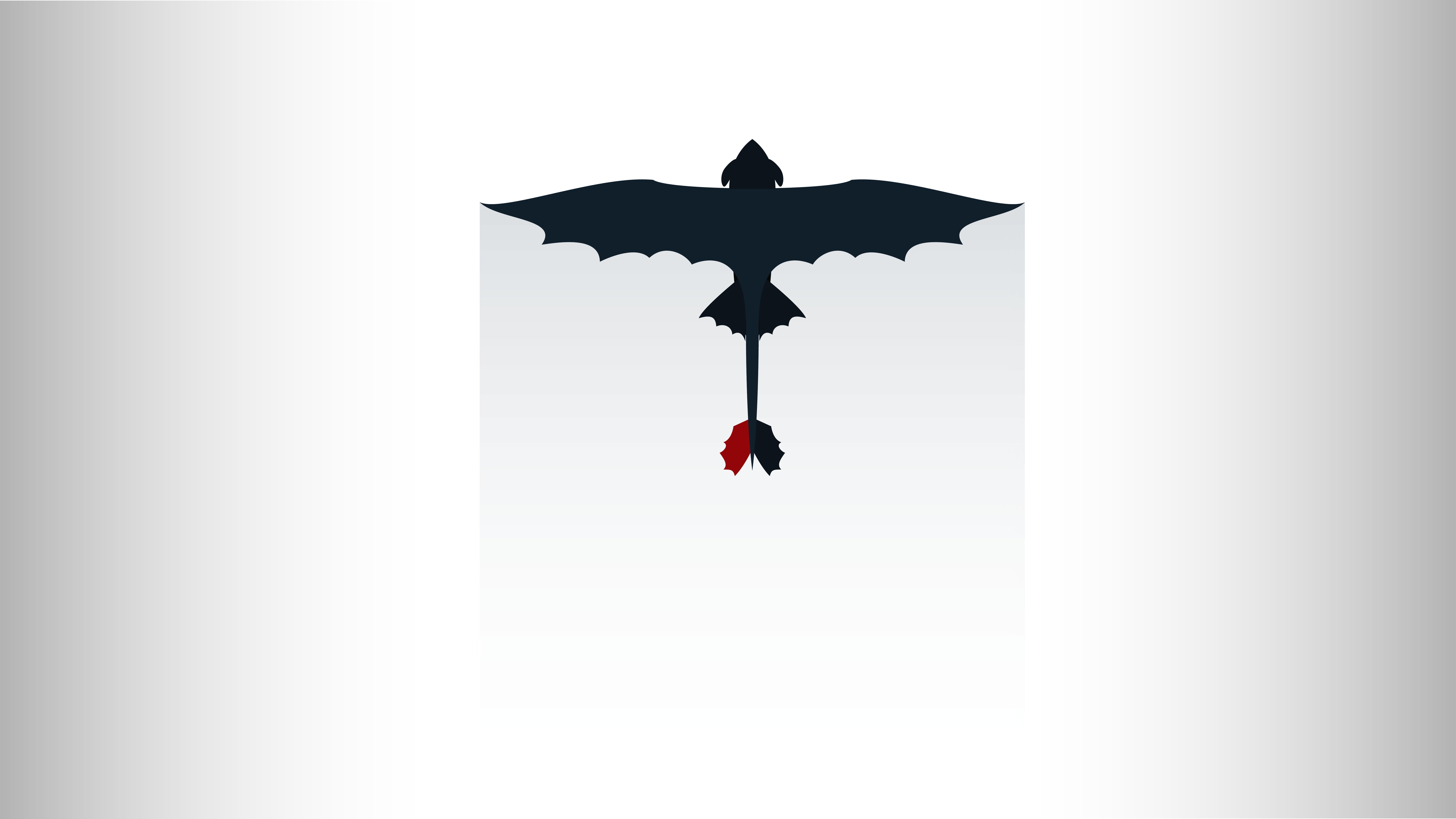 Minimalist toothless wallpaper i made