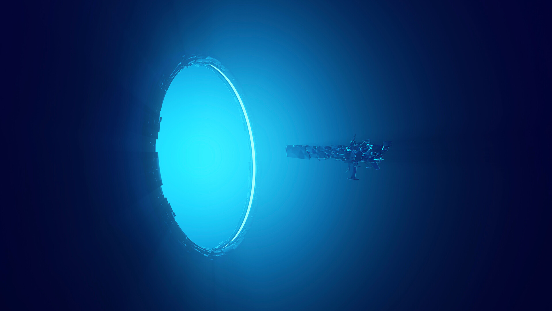 Portal Sci Fi Portal HD Wallpaper