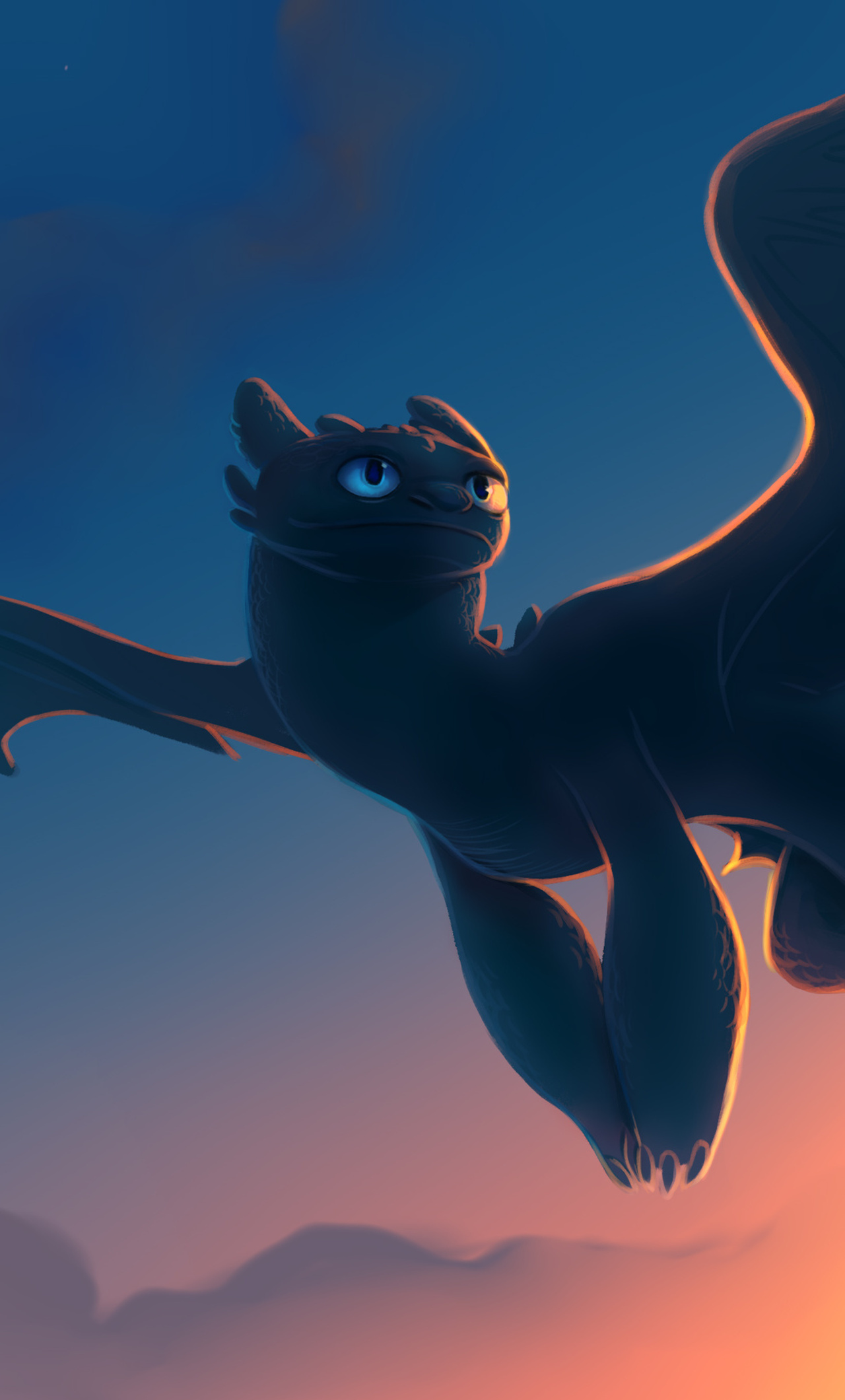 Night Fury Toothless 4k