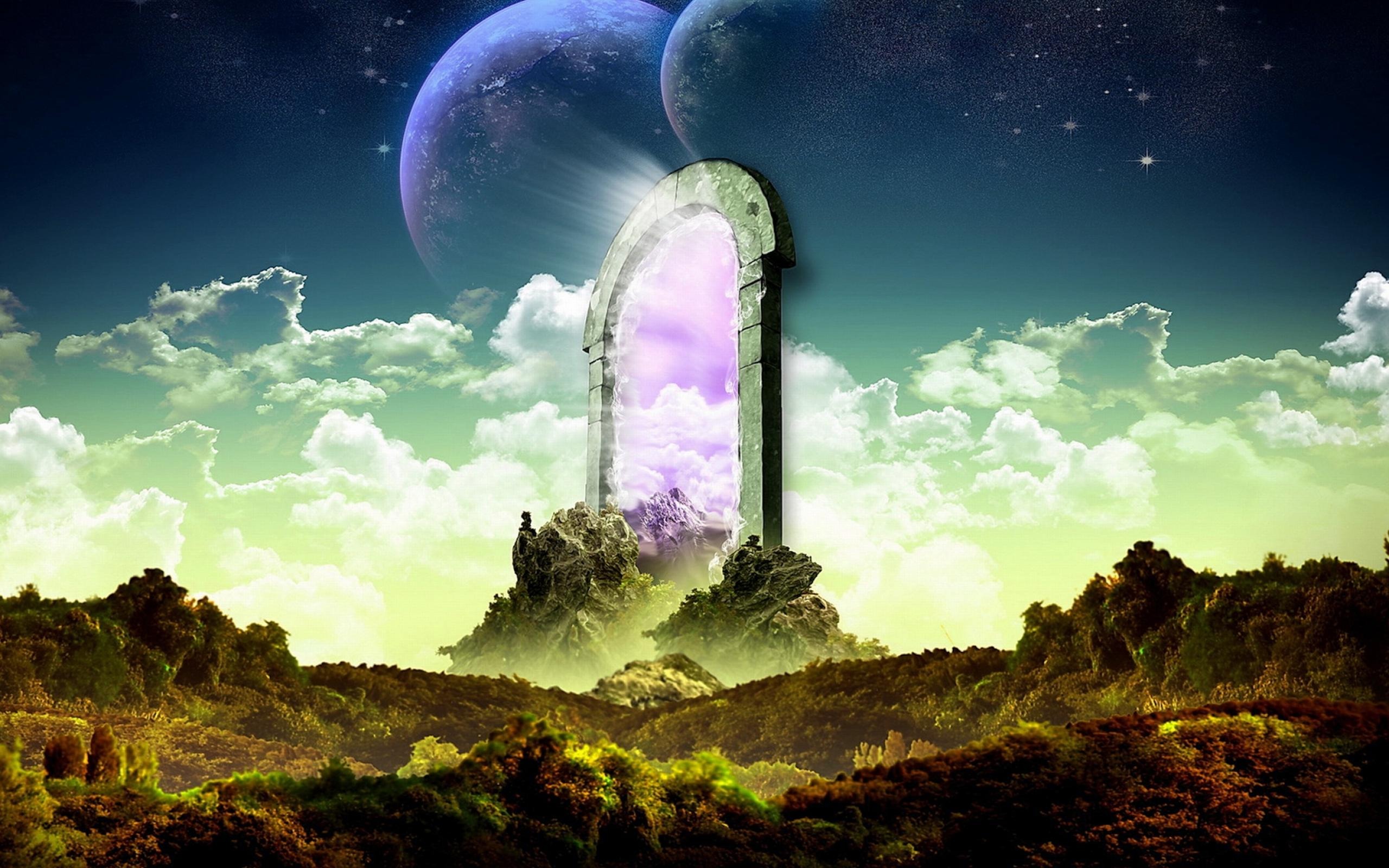 Fantasy Portal Planets HD Space