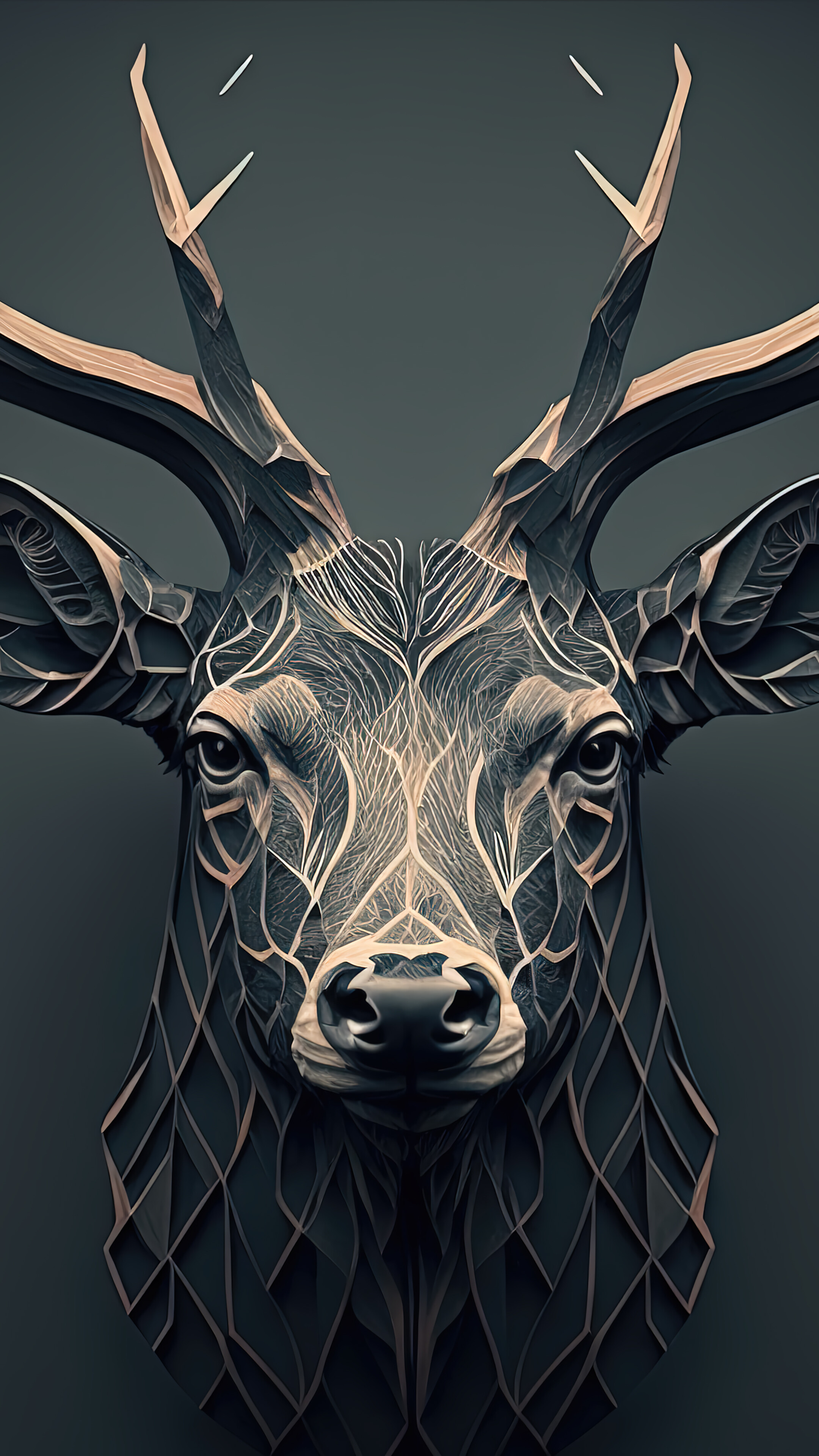 Deer Background 4K Wallpaper iPhone HD