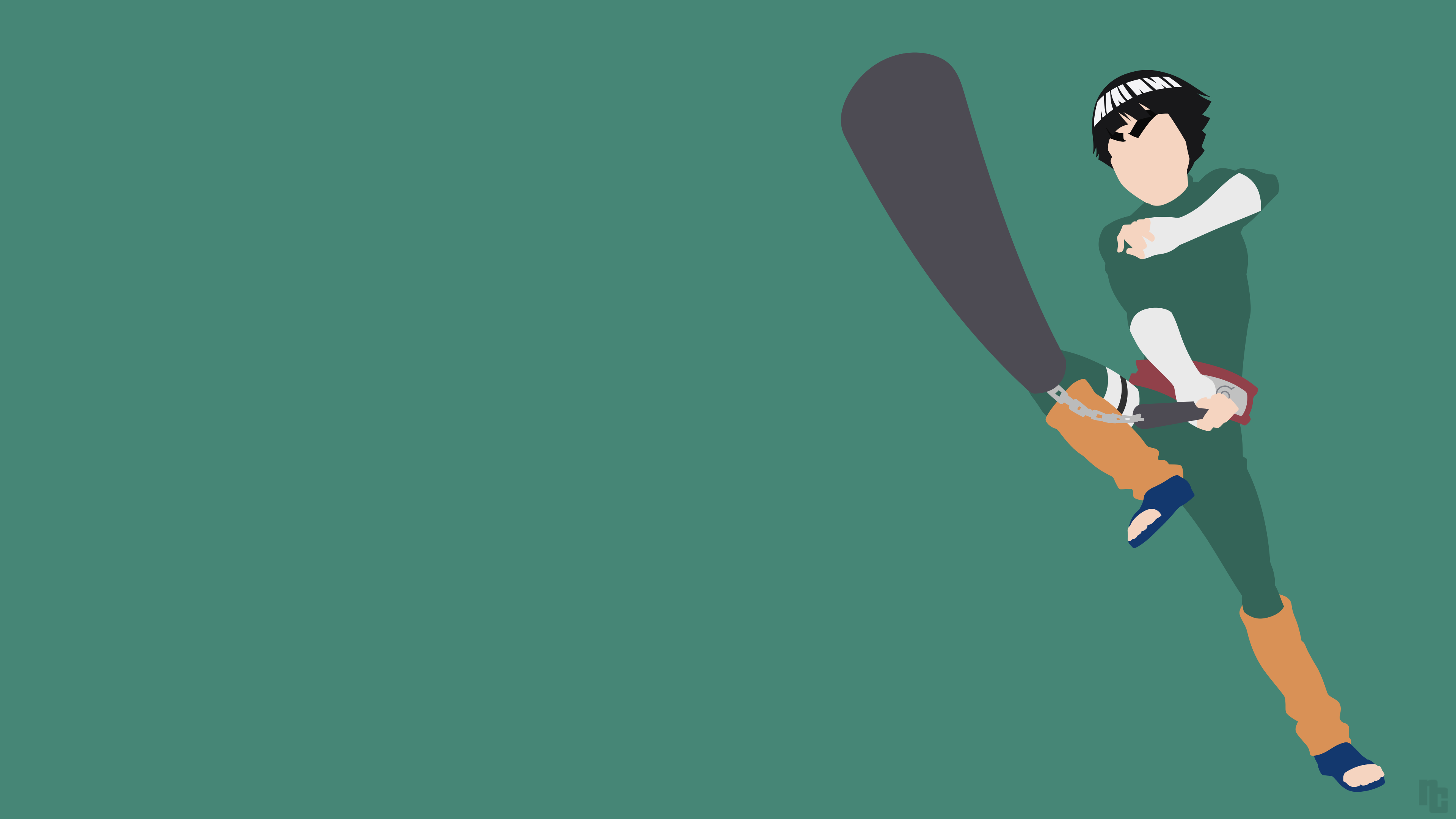 Naruto Lee Minimalist Wallpaper