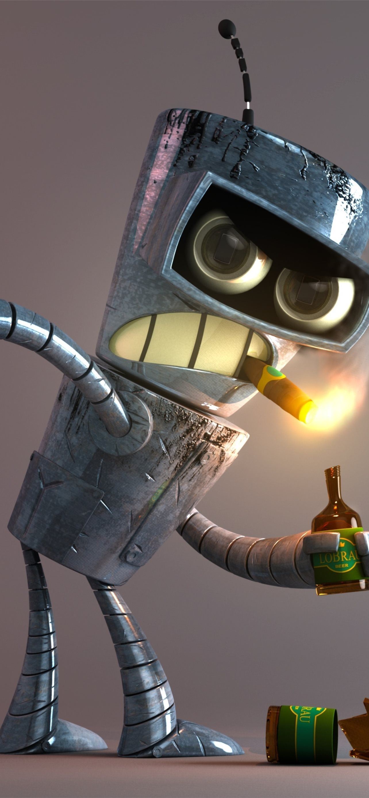 Futurama Robot Resolution HD Artist 4K