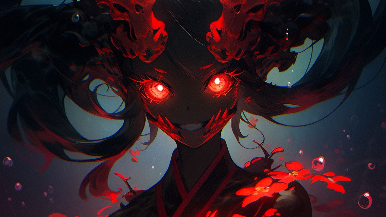 Wallpaper demon, devil, horns, evil