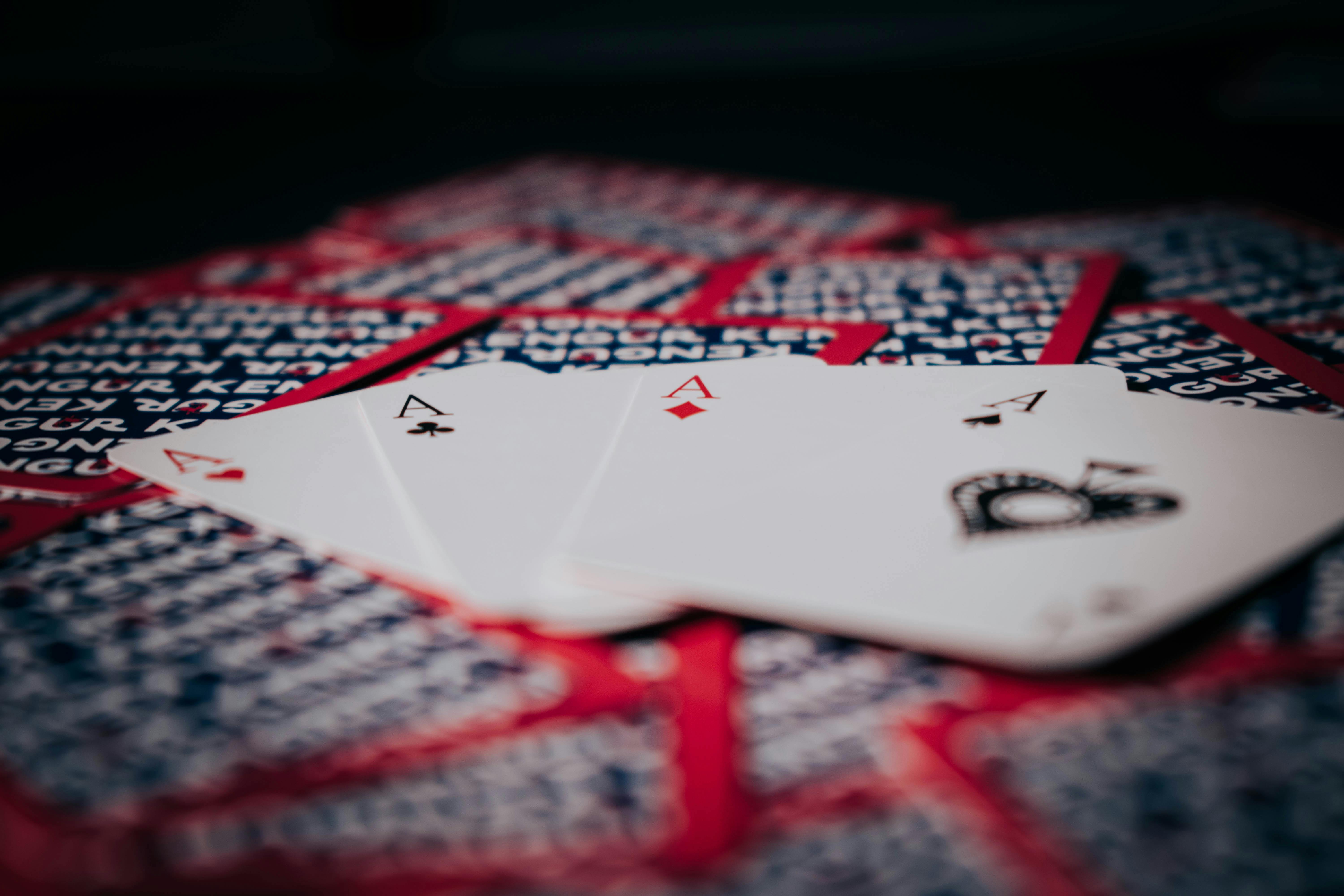 Casino Table In Close Up View · Free