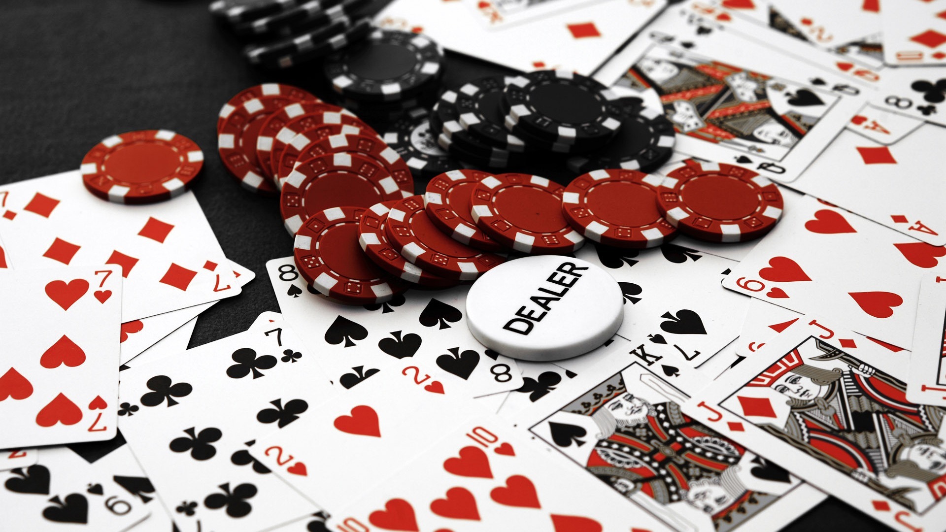 Wallpaper card, chips, Casino, poker