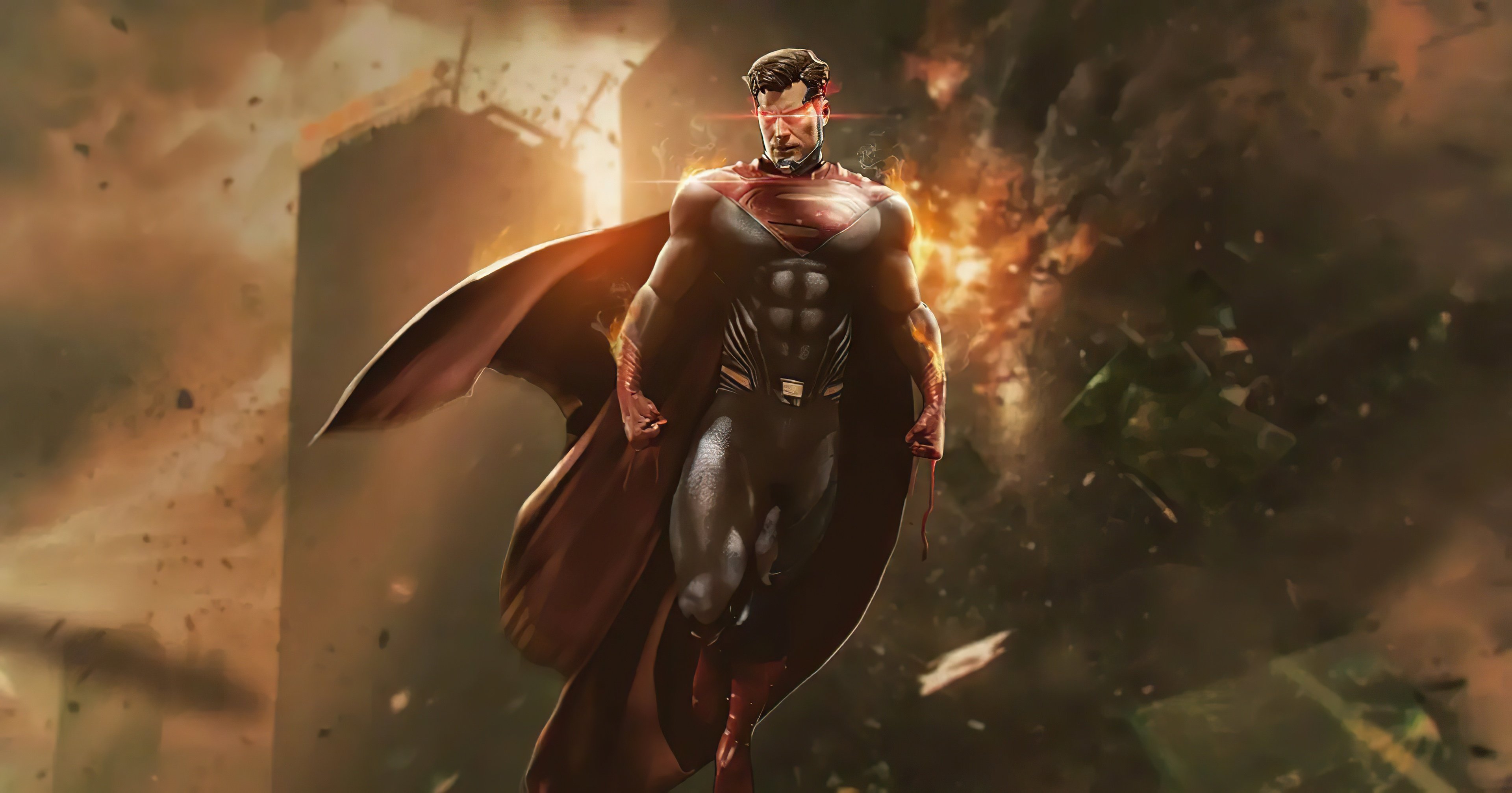 Evil Superman Concept Art Wallpaper 4k