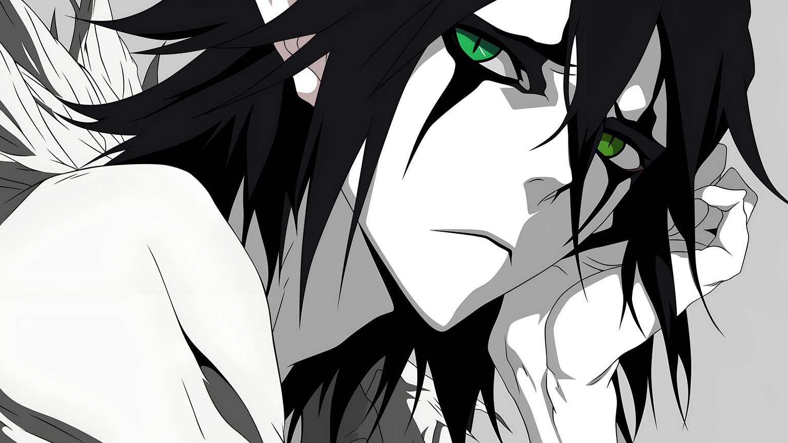 Ulquiorra Bleach Green Eyes Desktop