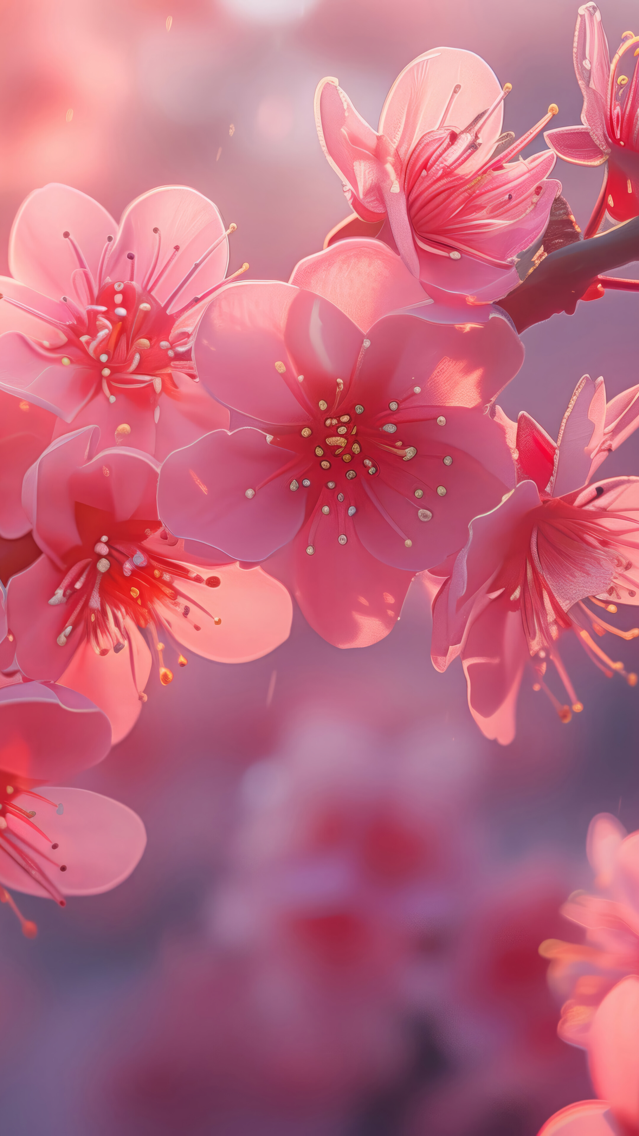 Cherry Blossom 4K Wallpaper iPhone HD