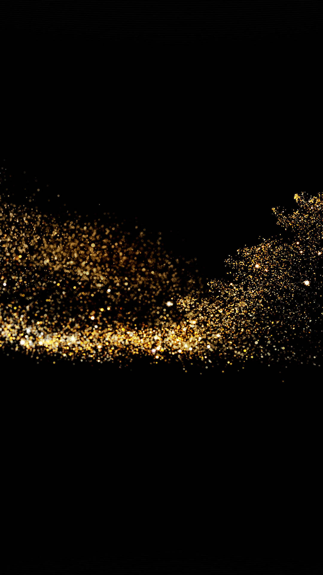 Gold Glitter iPhone Wallpaper
