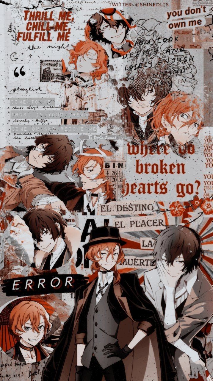 Chuya x Dazai bsd