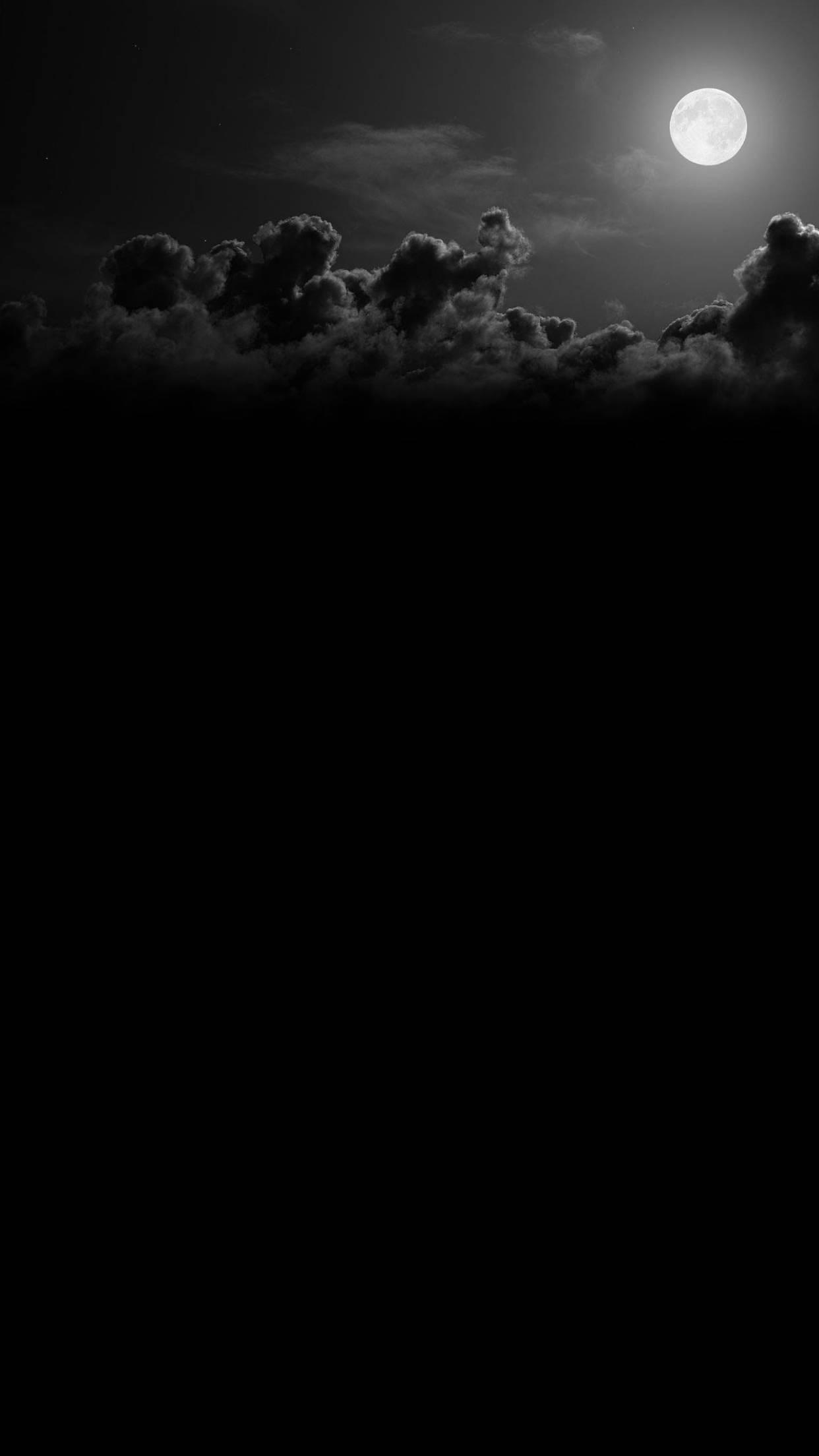 Night Sky Black iPhone 6 Plus Wallpaper