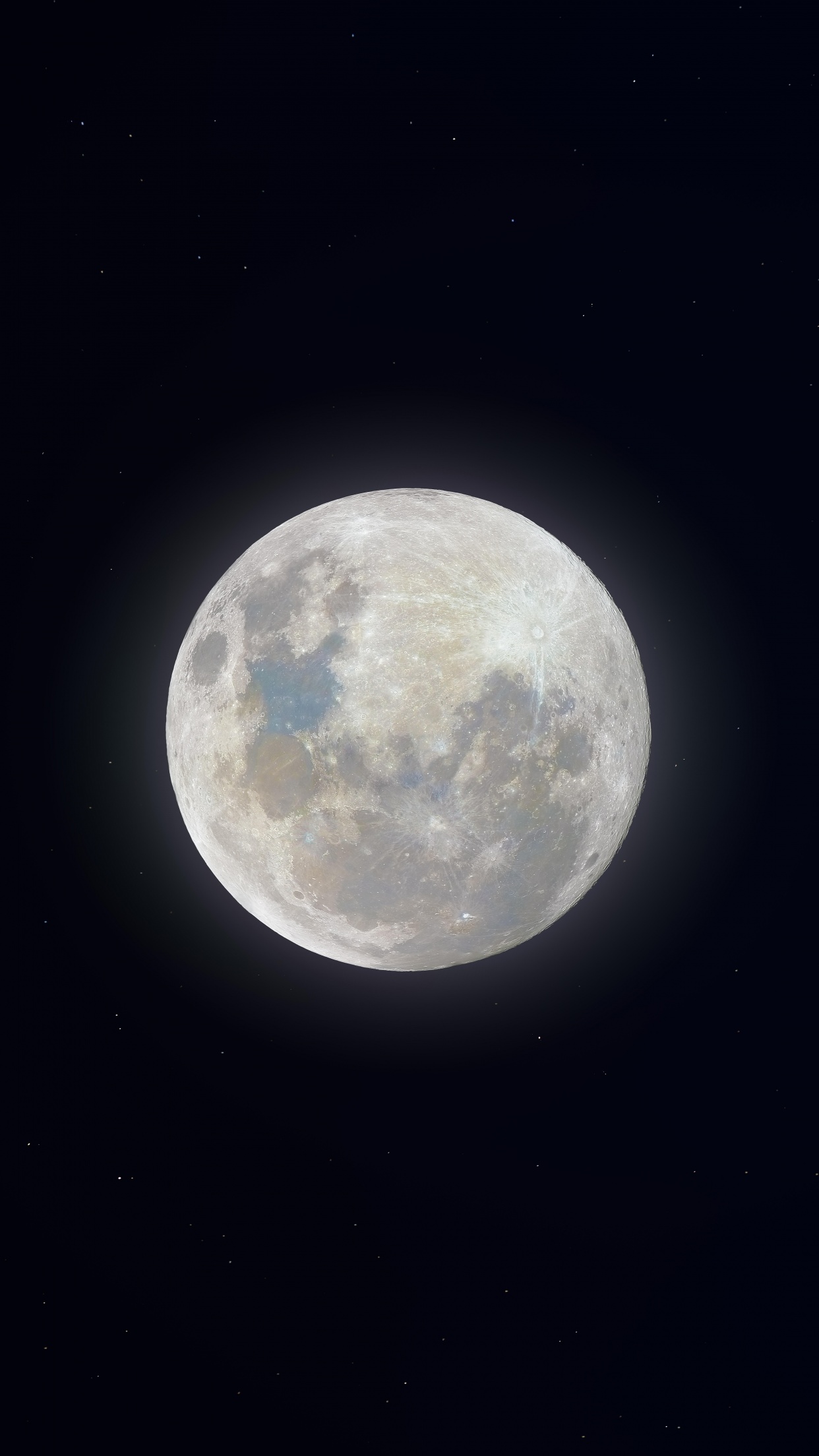 Super Snow Moon Wallpaper 4K, Full moon