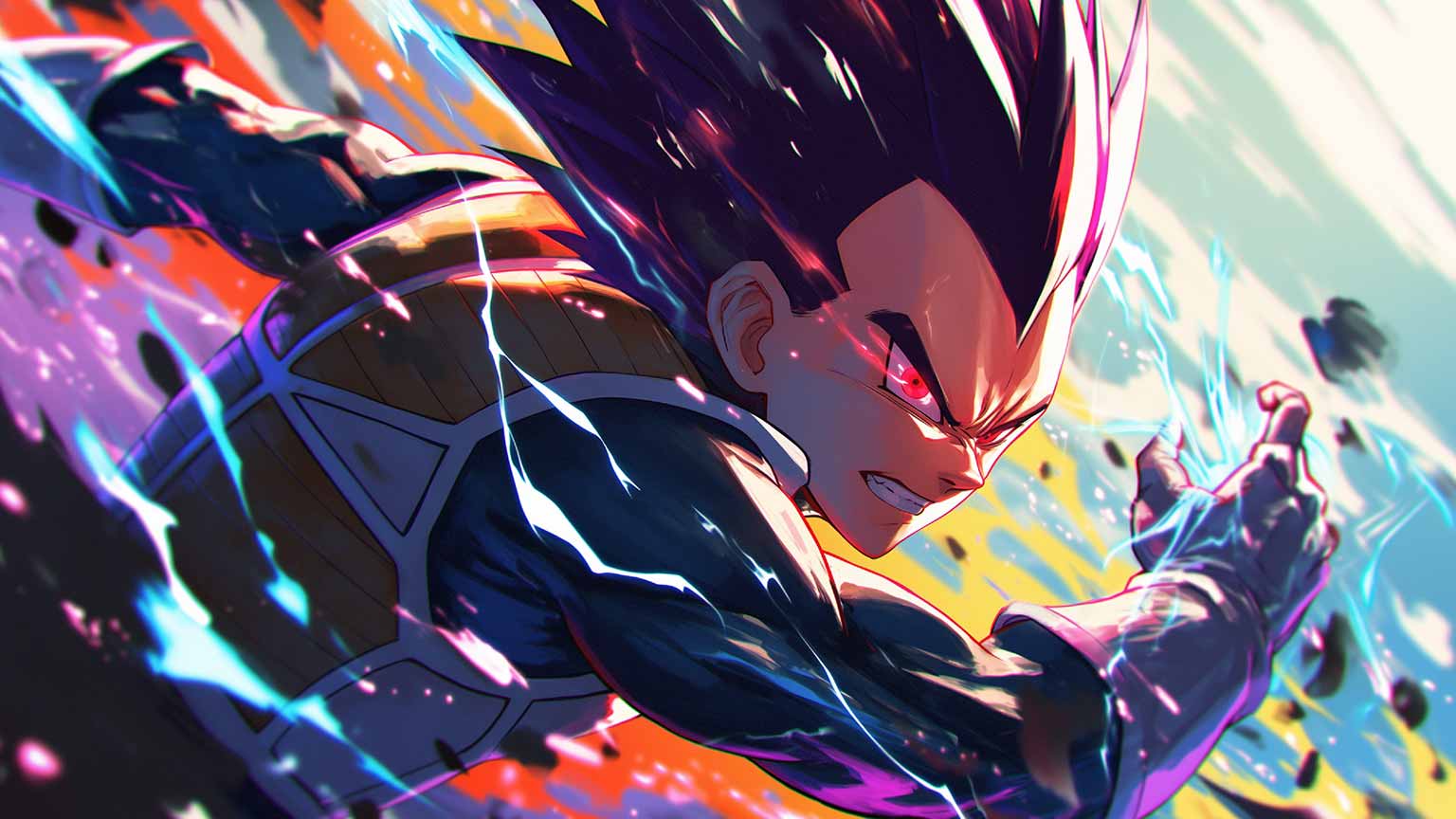 Dragon Ball Awesome Vegeta Fighting