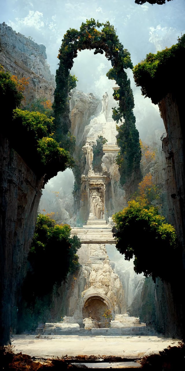 Wallpaper I made on mid journey, r