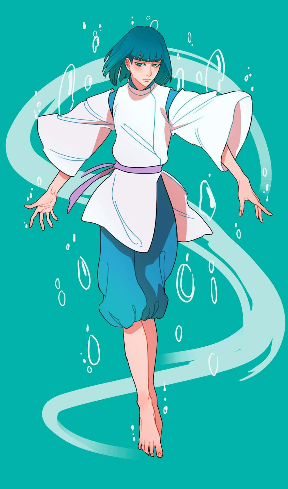 Haku Spirited Away Phone Wallpaper