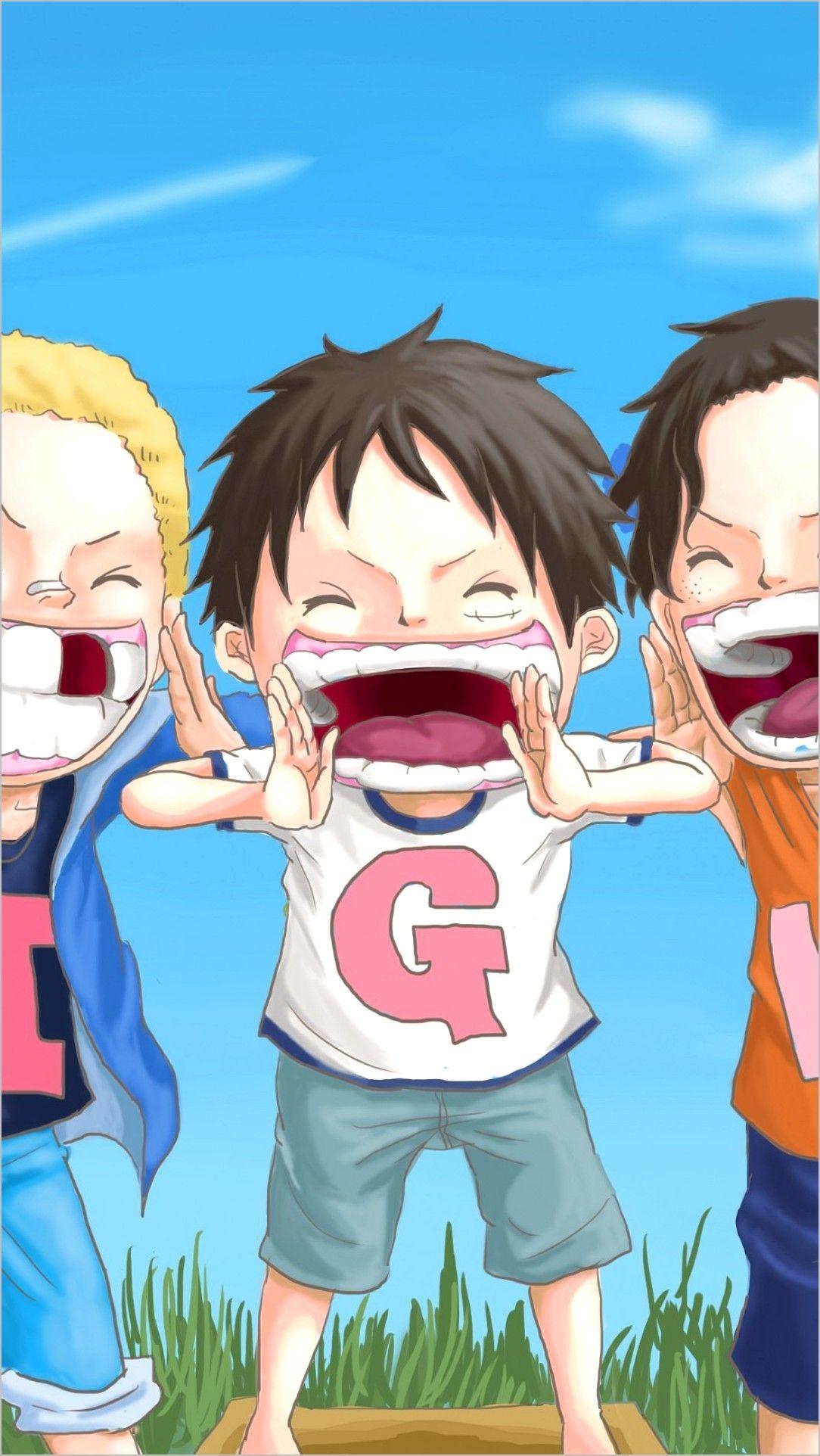 Luffy Sabo Ace Kid Wallpaper