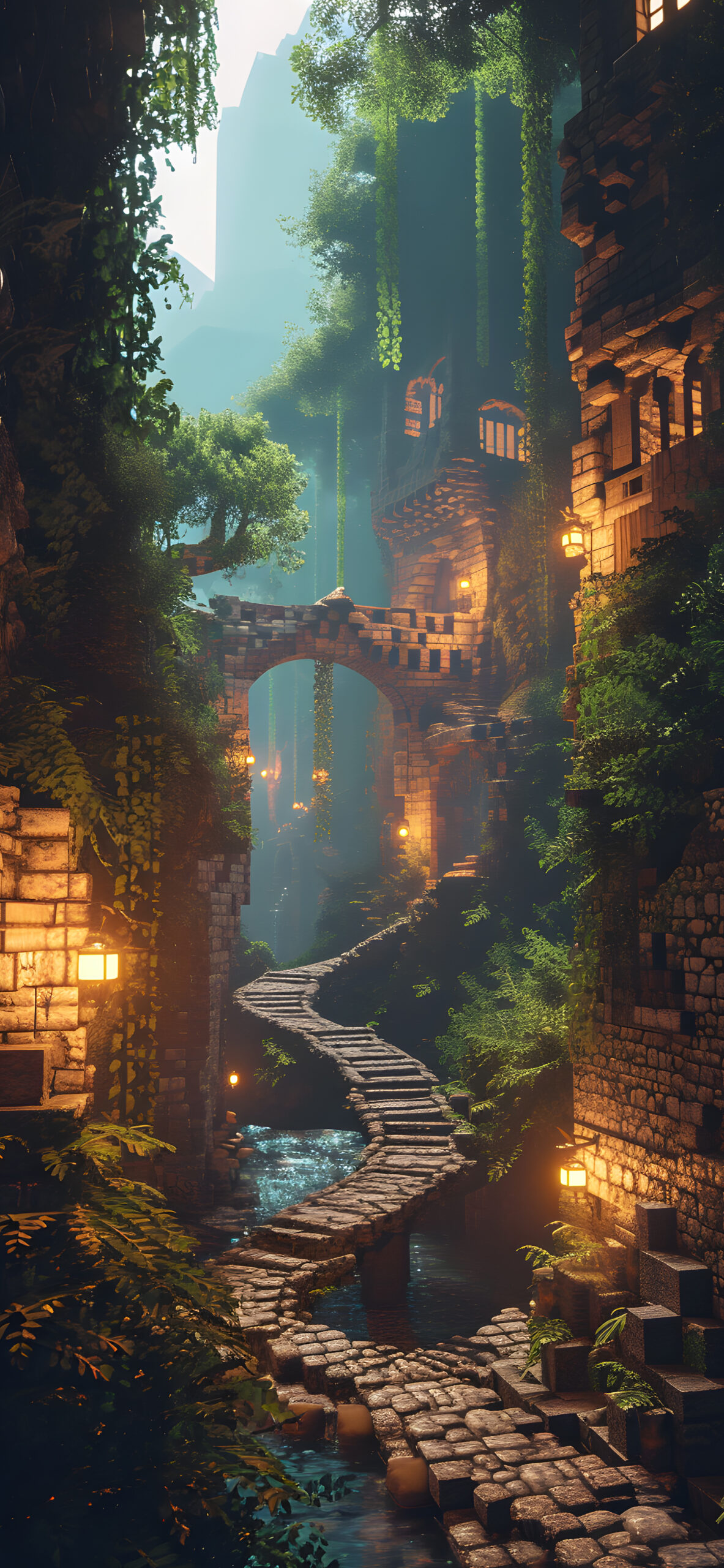 Medieval Fantasy Minecraft Wallpaper