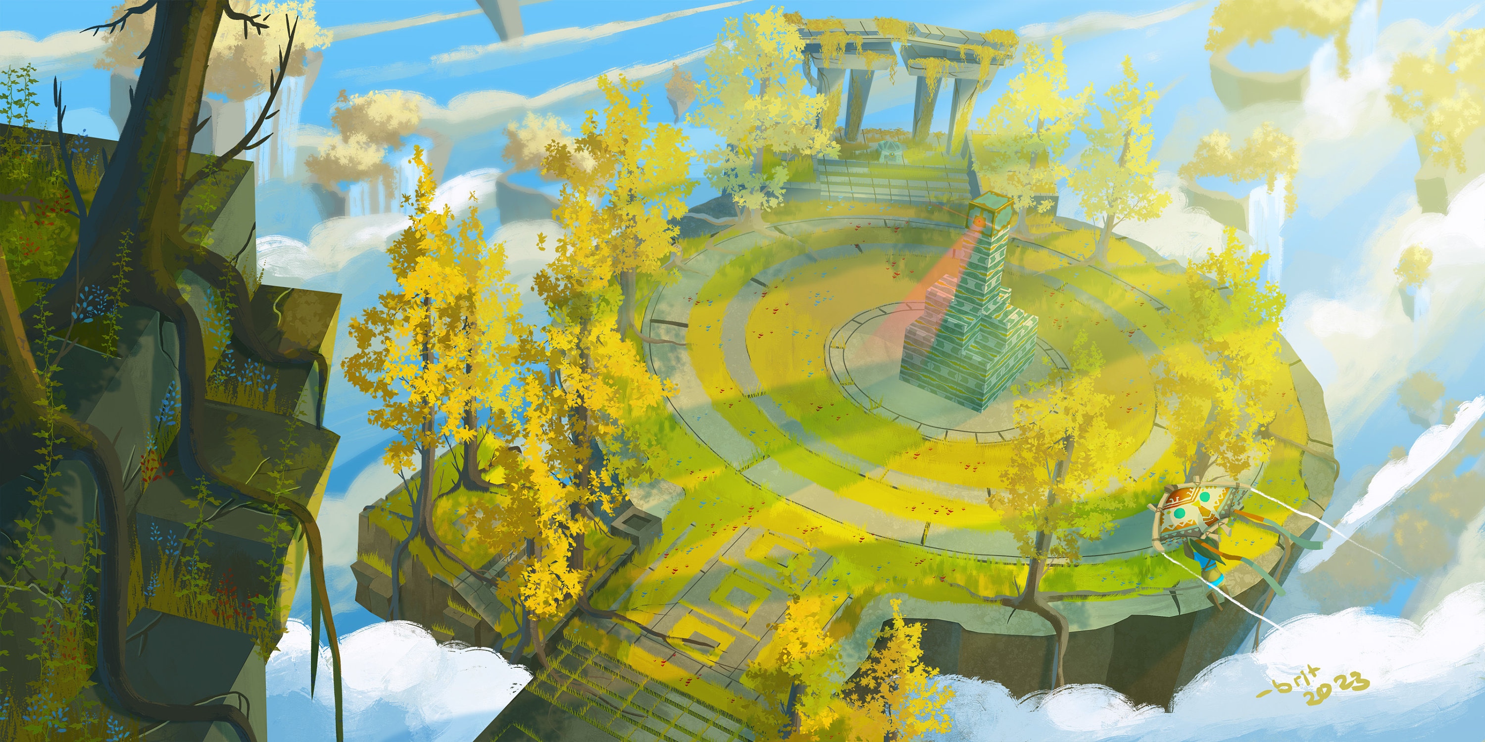 Zelda: TOTK Fan Art Desktop Wallpaper