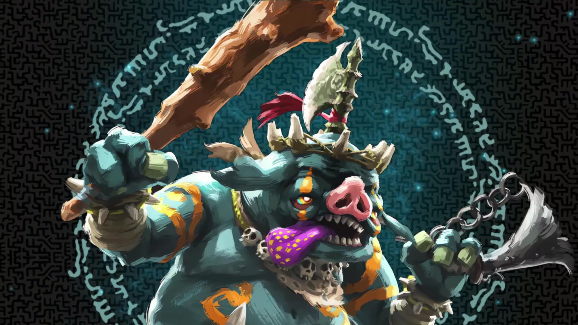 Bokoblin Tears of the Kingdom animated