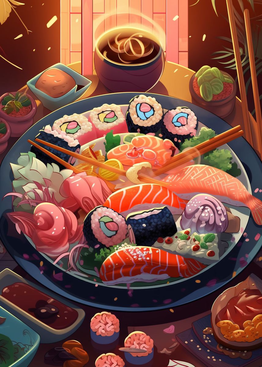 A Symphony of Sushi' Poster, picture