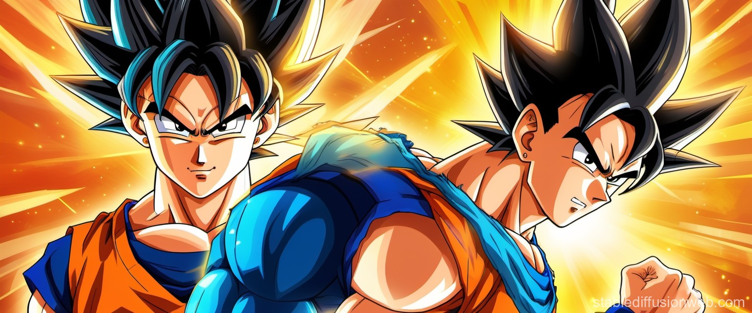 Dragon Ball Z's Goku and Vegeta