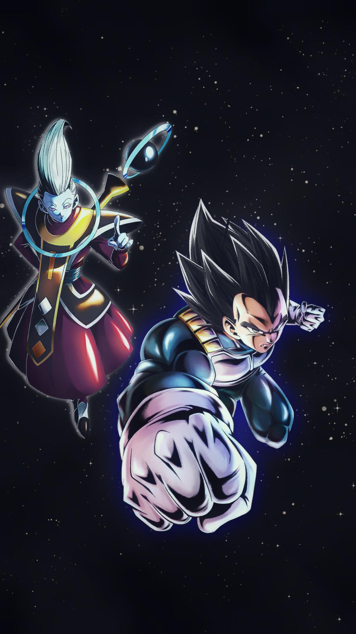 Vegeta training with Whis