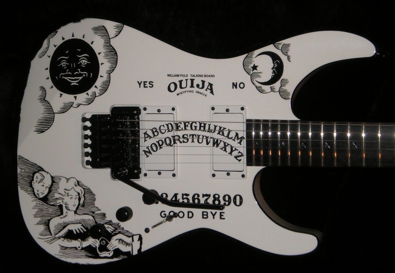 ESP Kirk Hammet Ouija White Limited