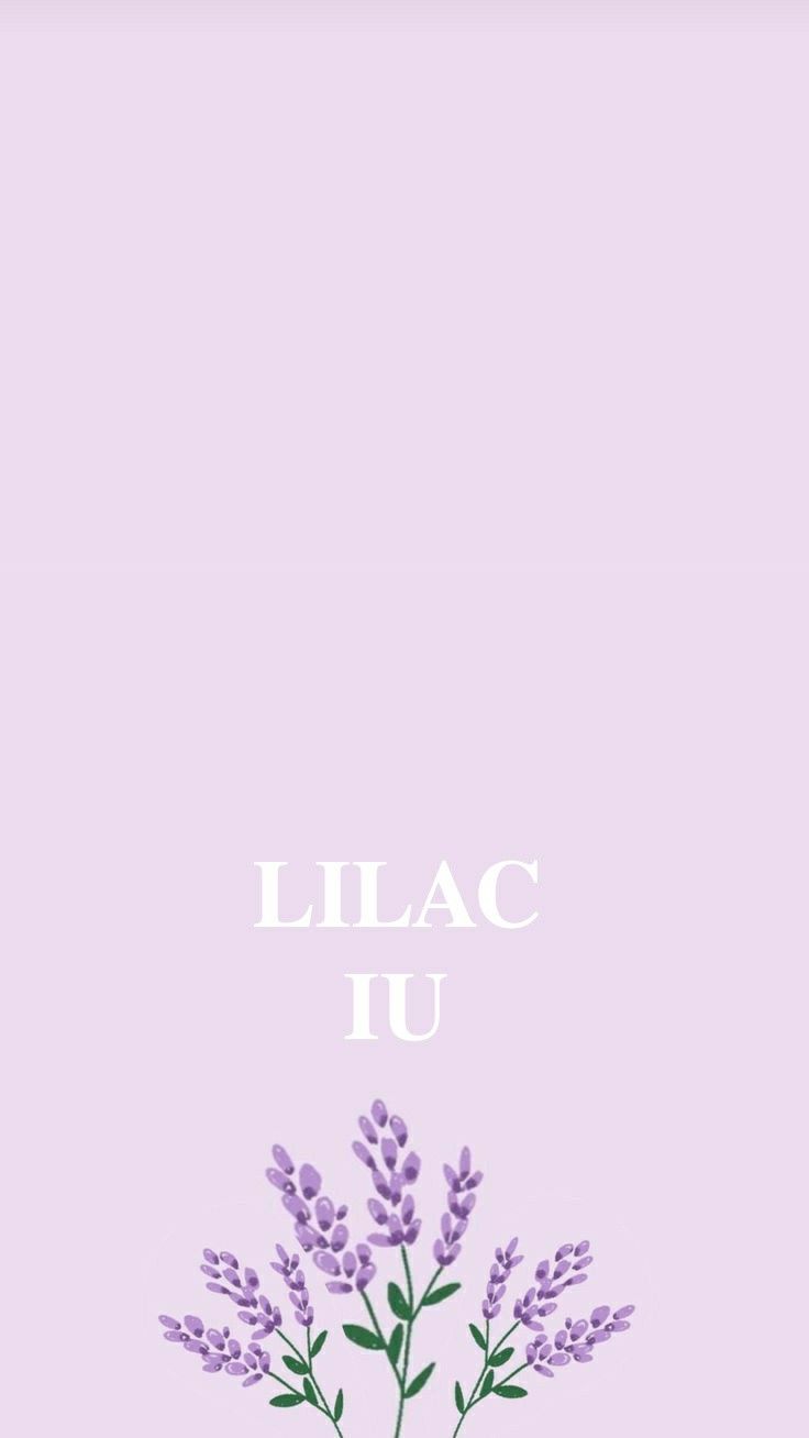 Lilac IU Lockscreen Wallpaper