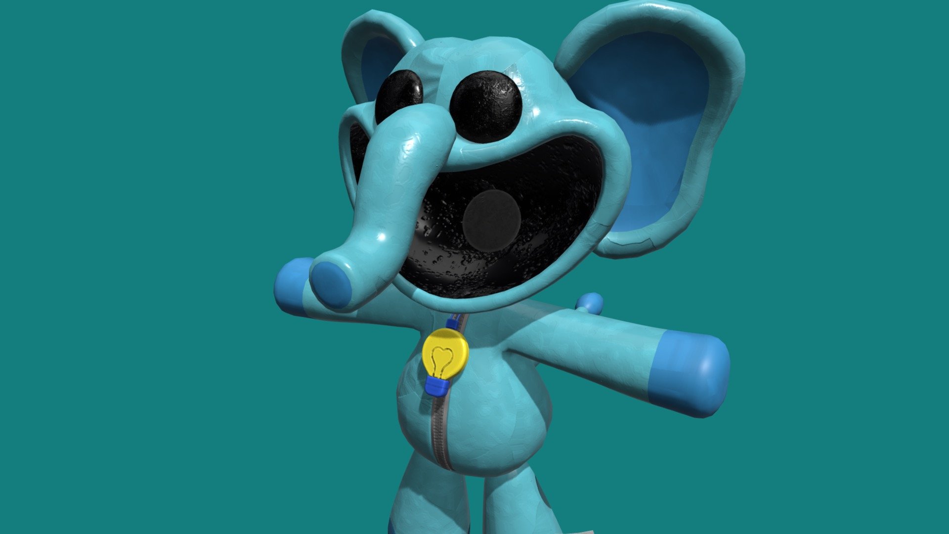 Bubba Bubbaphant Normal. NOT RIGGED