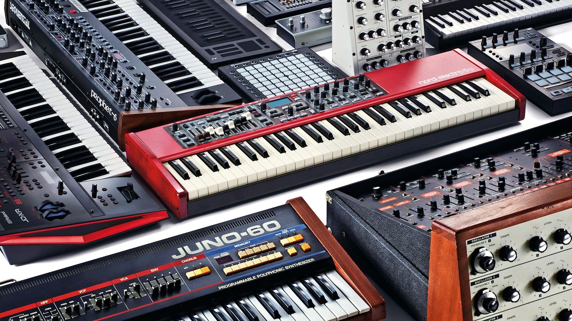 Various Synthesizers From 1970 Present
