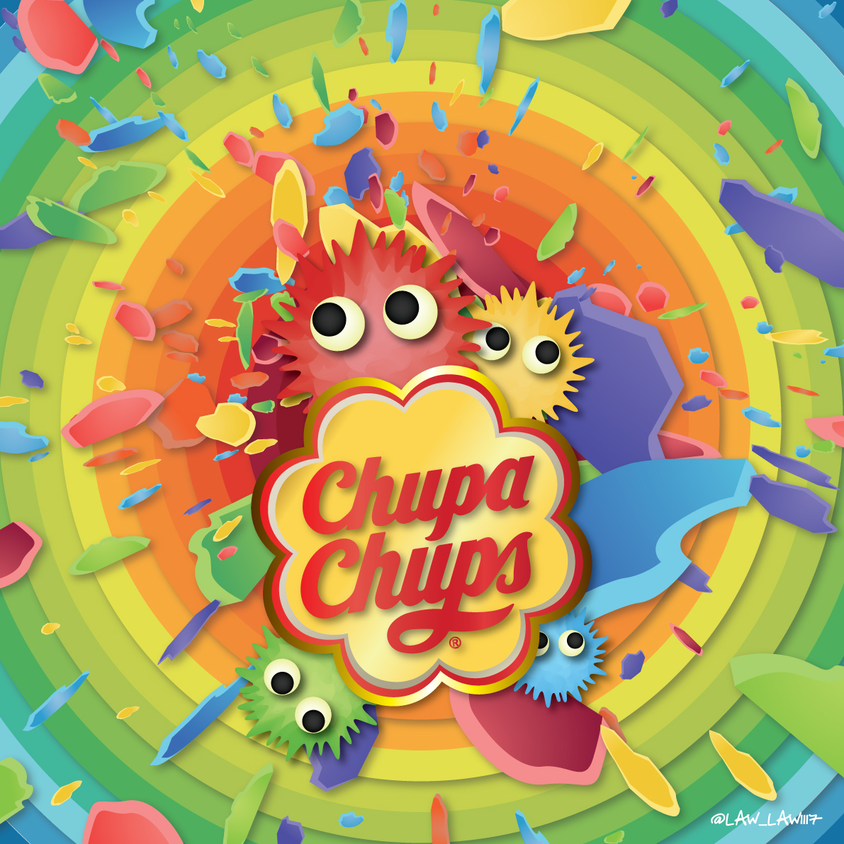 Chupa Chups Illustrations 18 May 2013