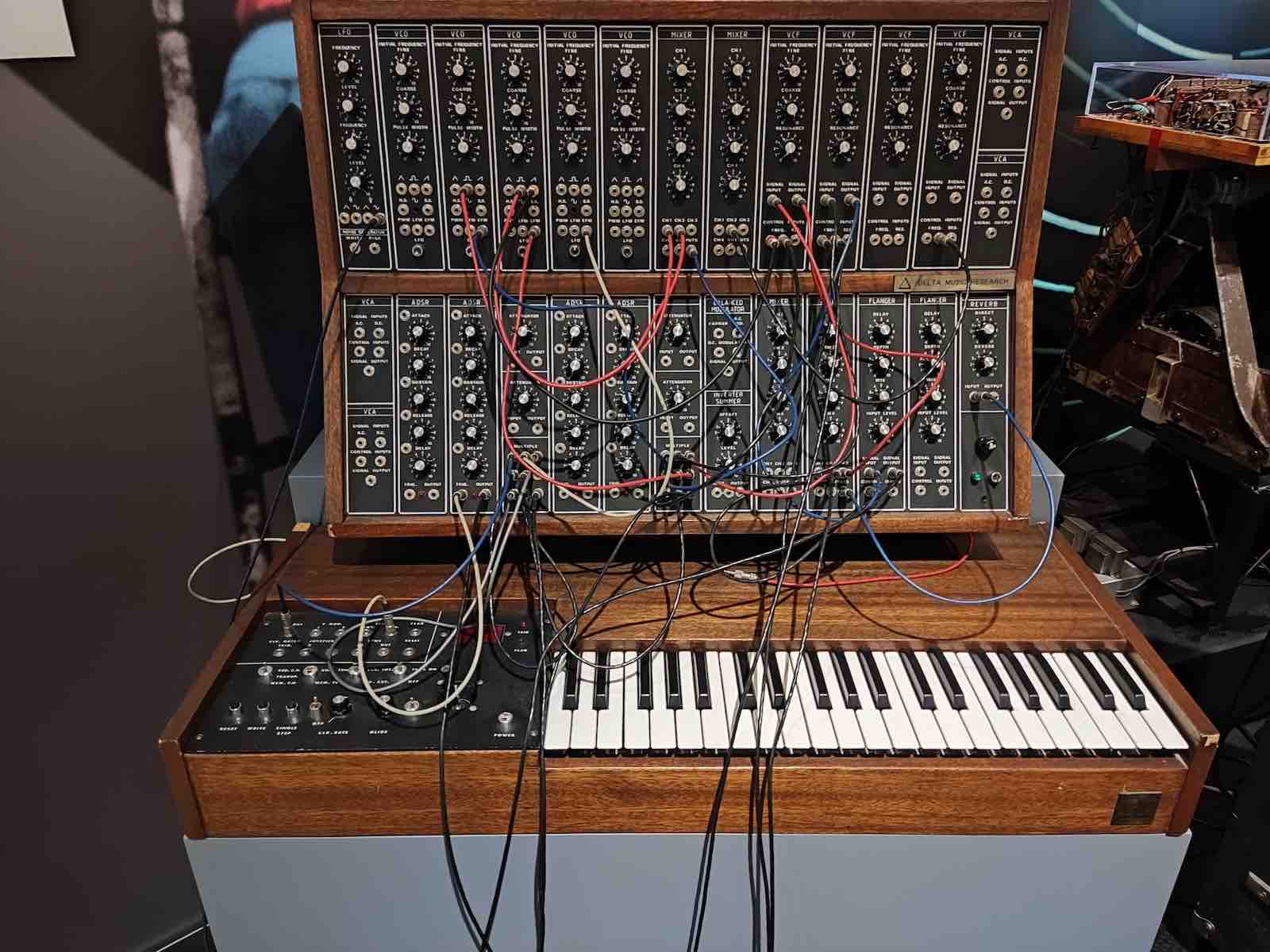 Synth collection at Studio Bell