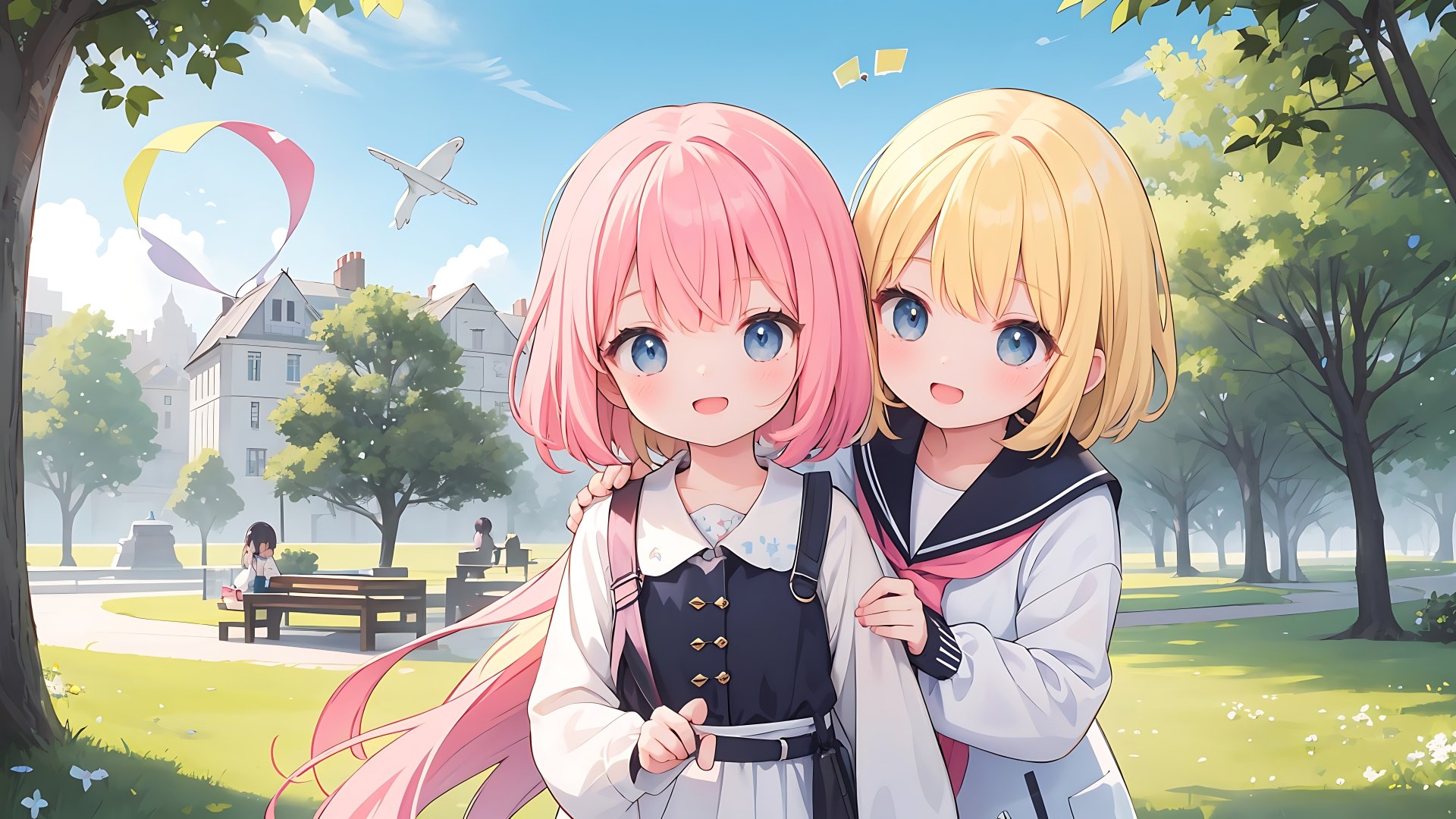 school anime girl wallpaper