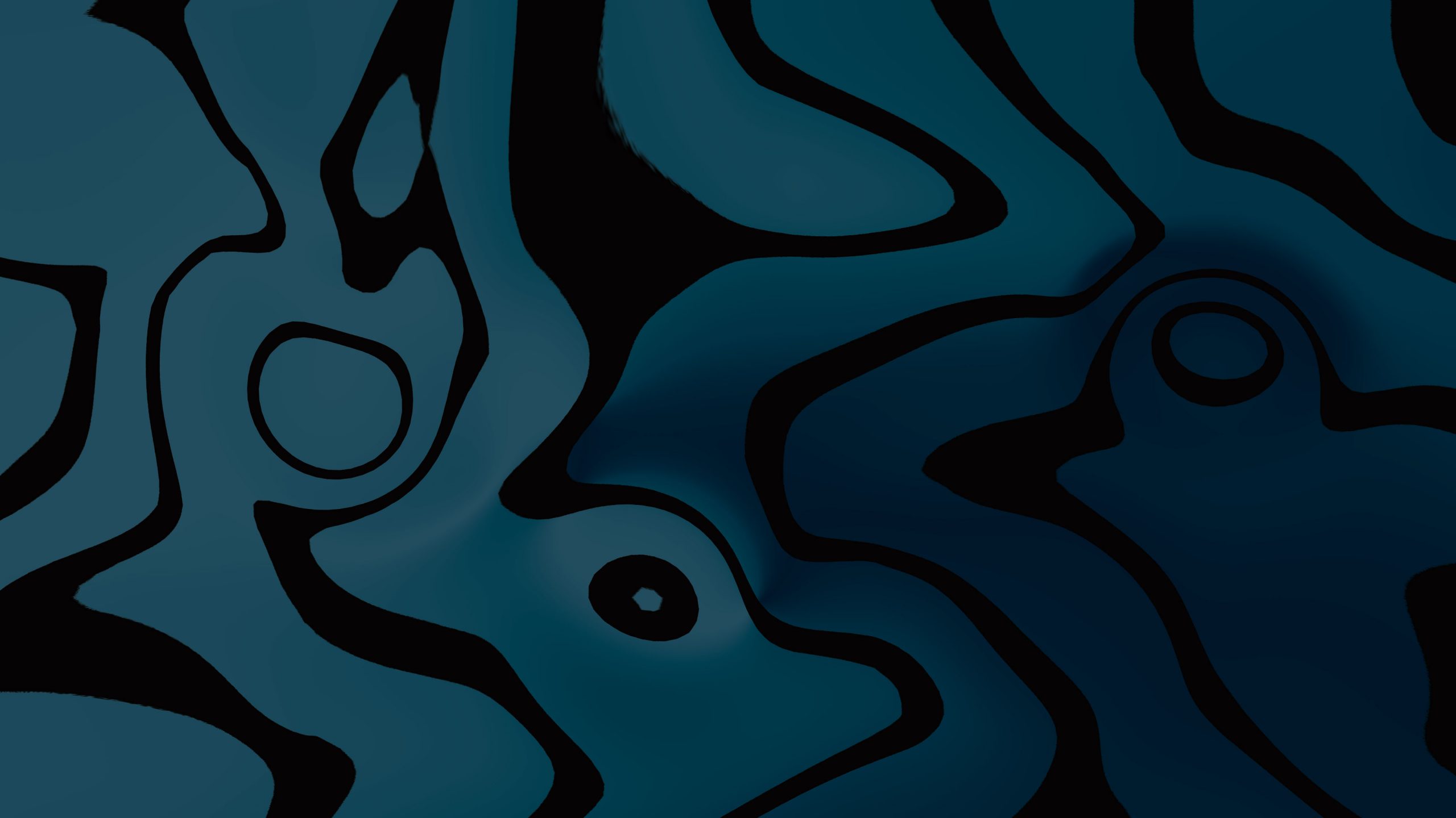 Blue Black Abstract Background