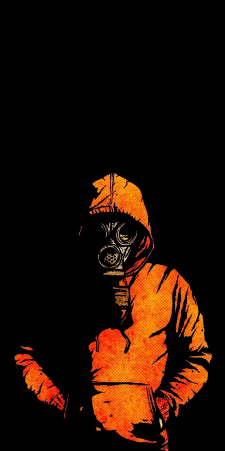 Orange wallpaper for iPhone
