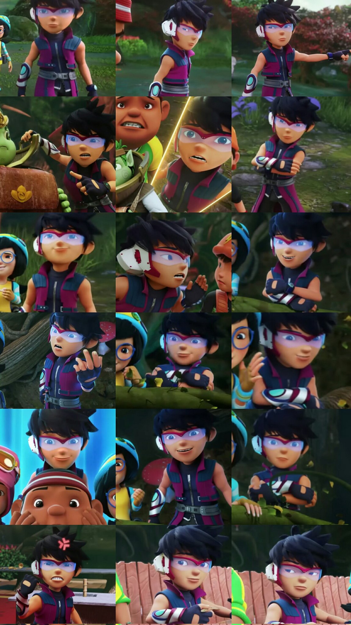 FANG PARTS ON BOBOIBOY GALAXY