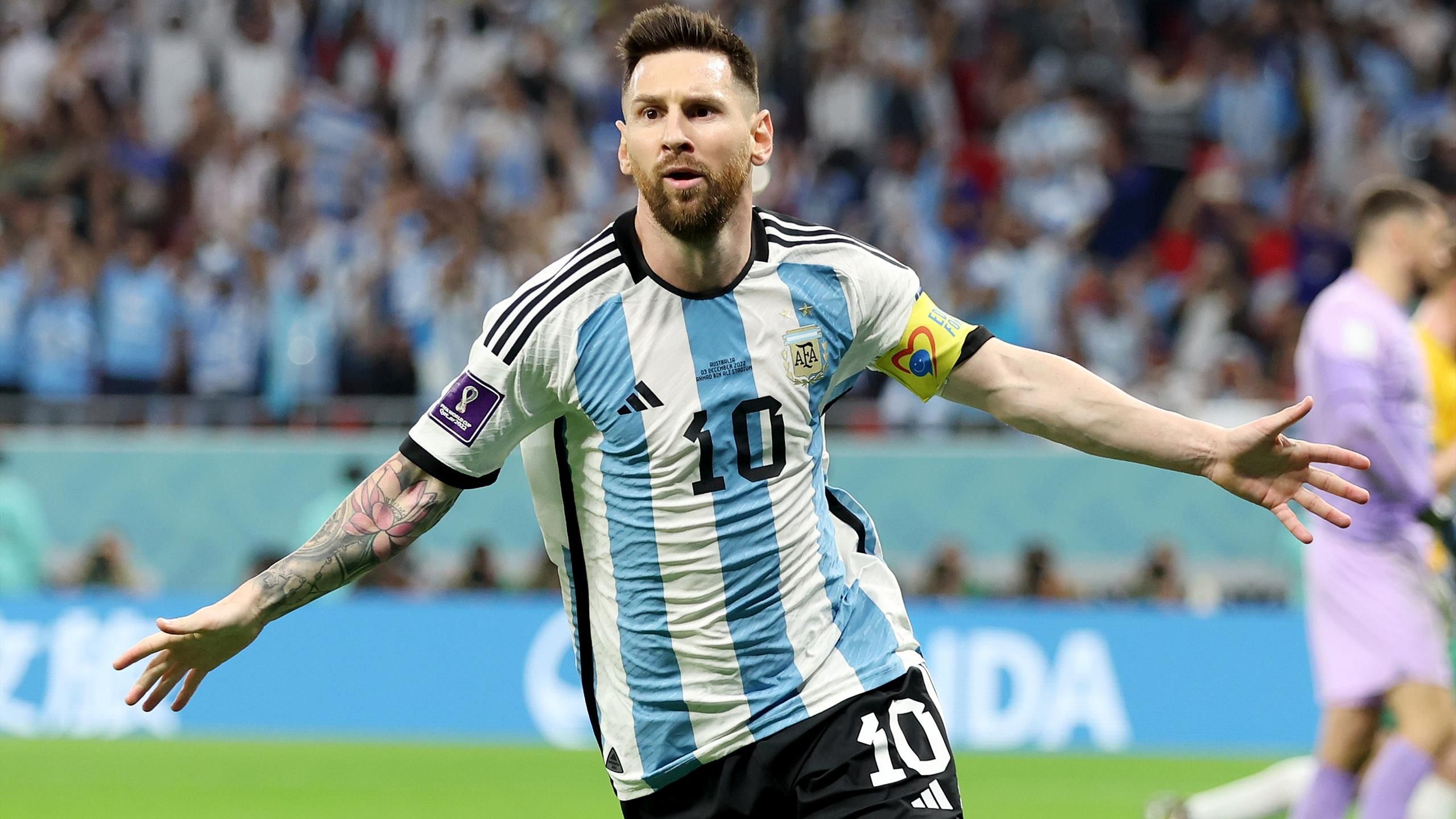 Argentina 2 1 Australia: Lionel Messi