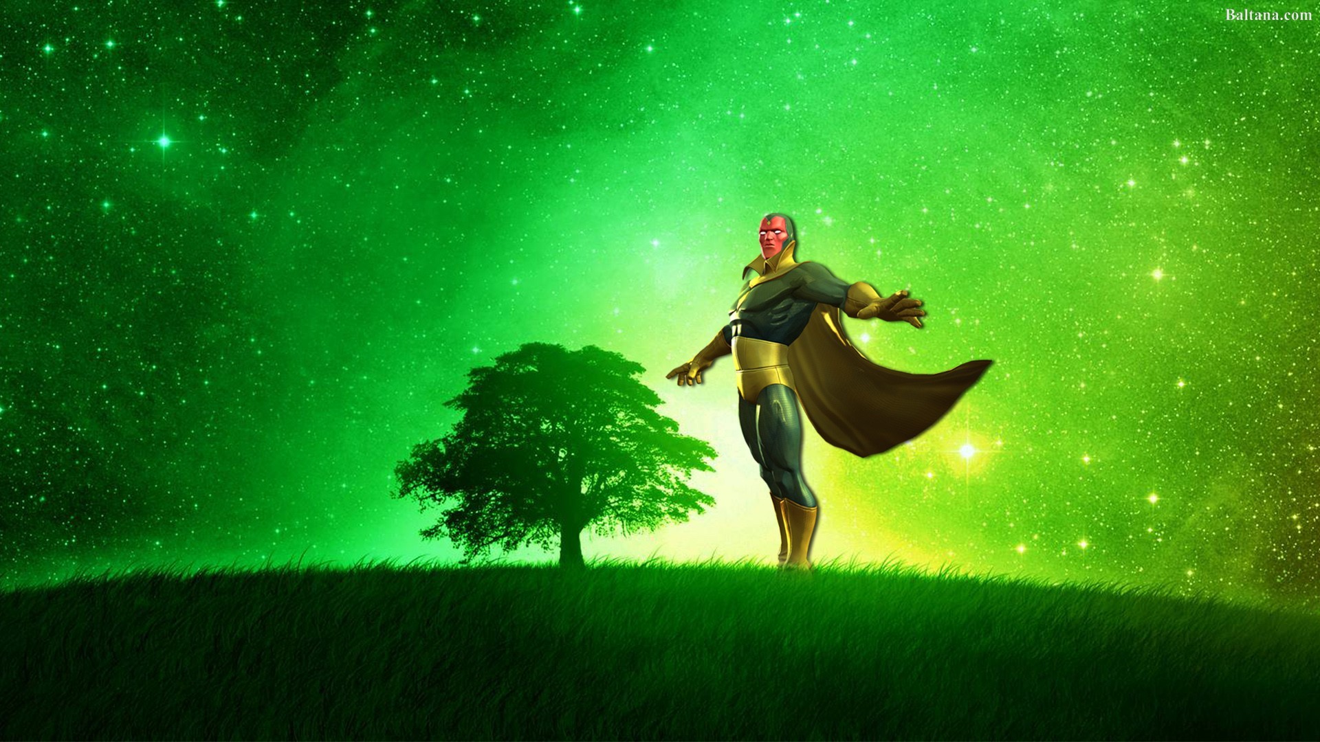 Marvel Vision Widescreen Wallpaper