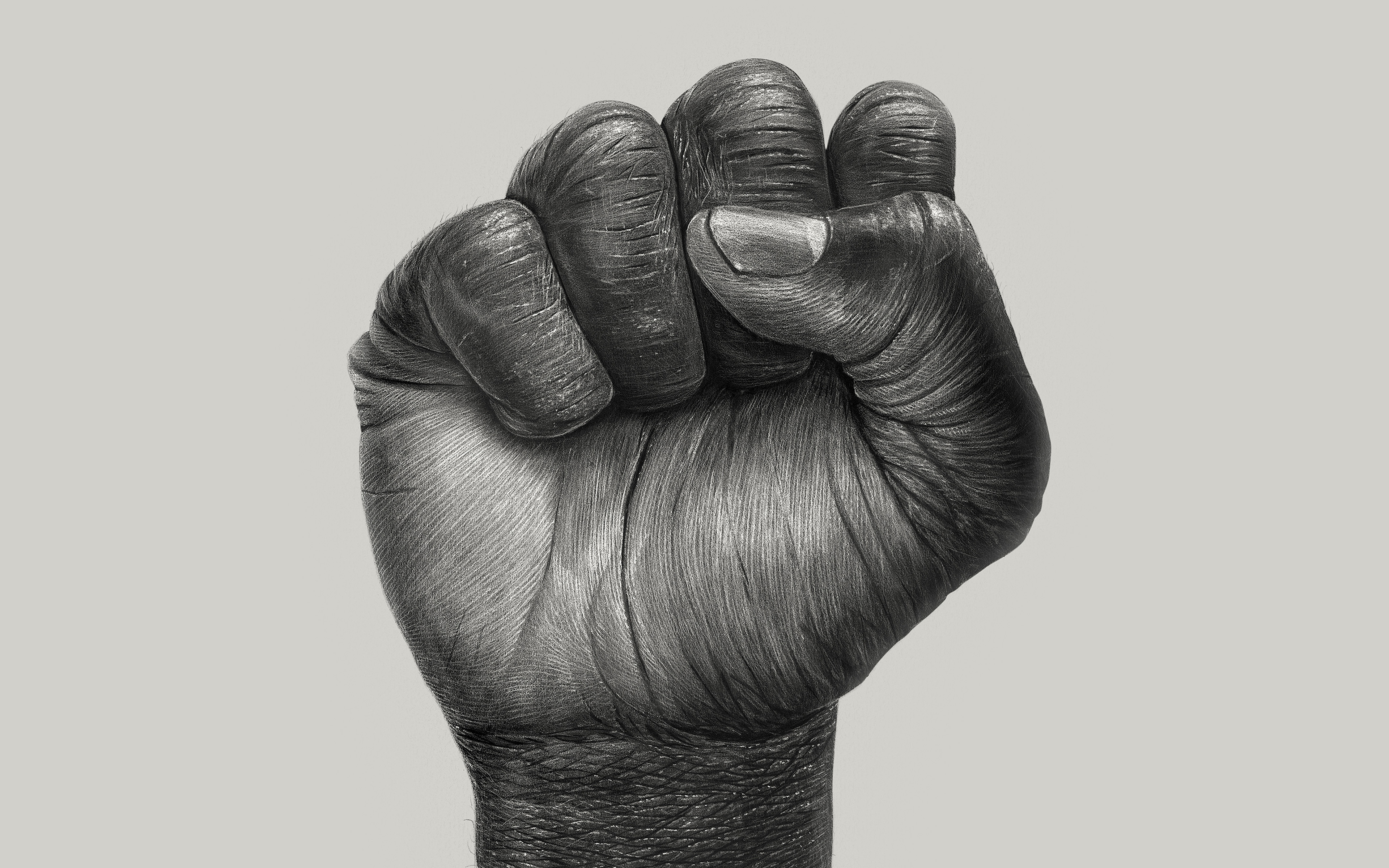 Hand Illustration Black Art Wallpaper