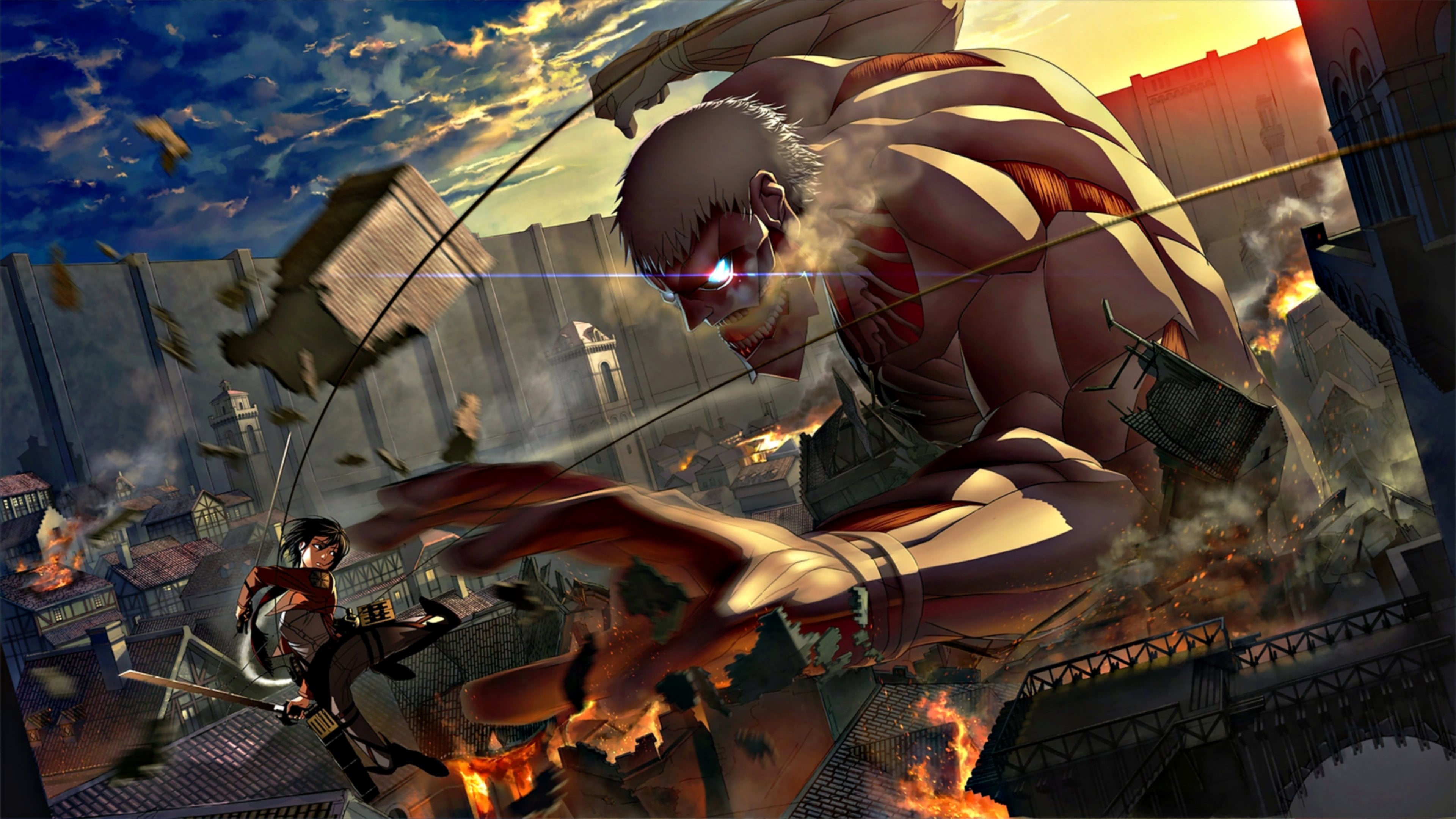 4K edit Armored Titan wallpaper, r