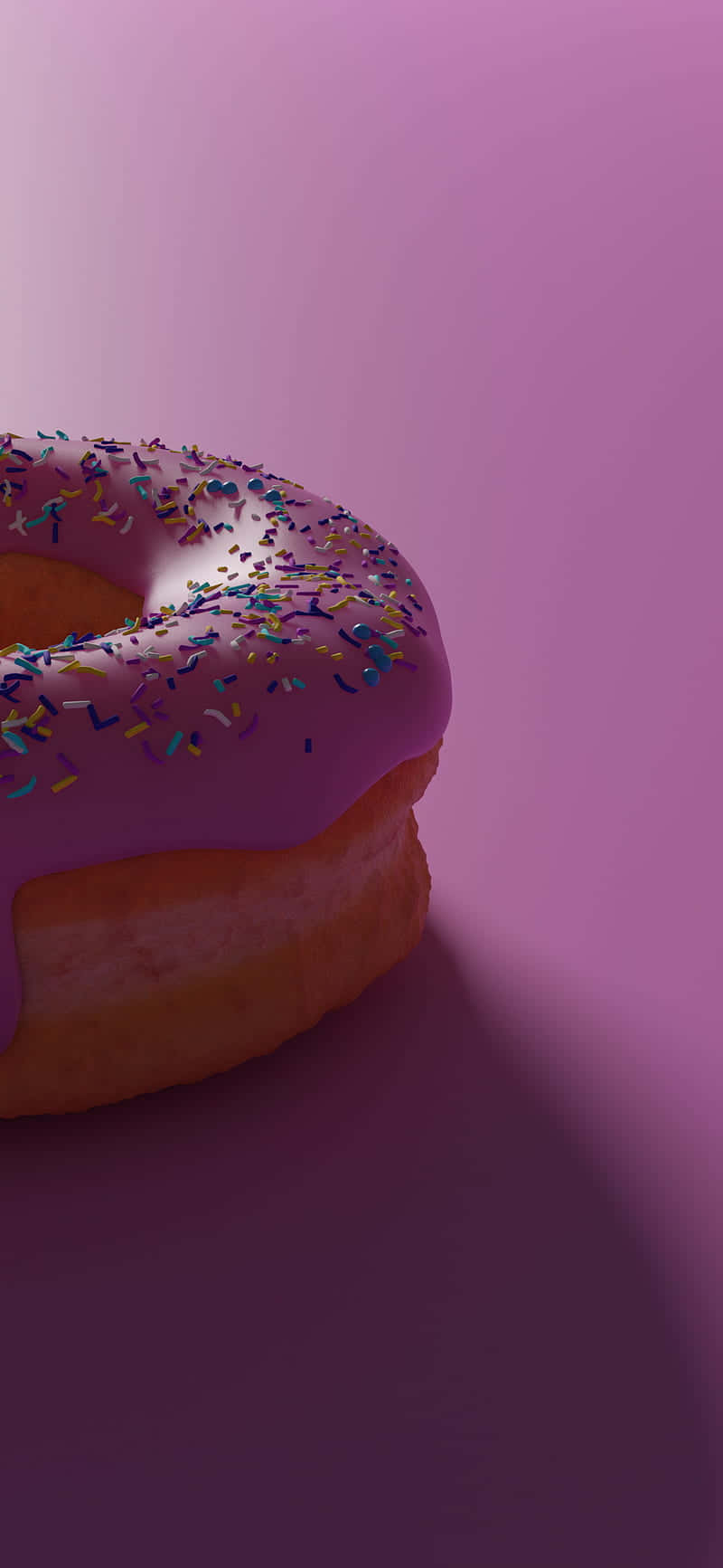 Download Adorable Pink Donut